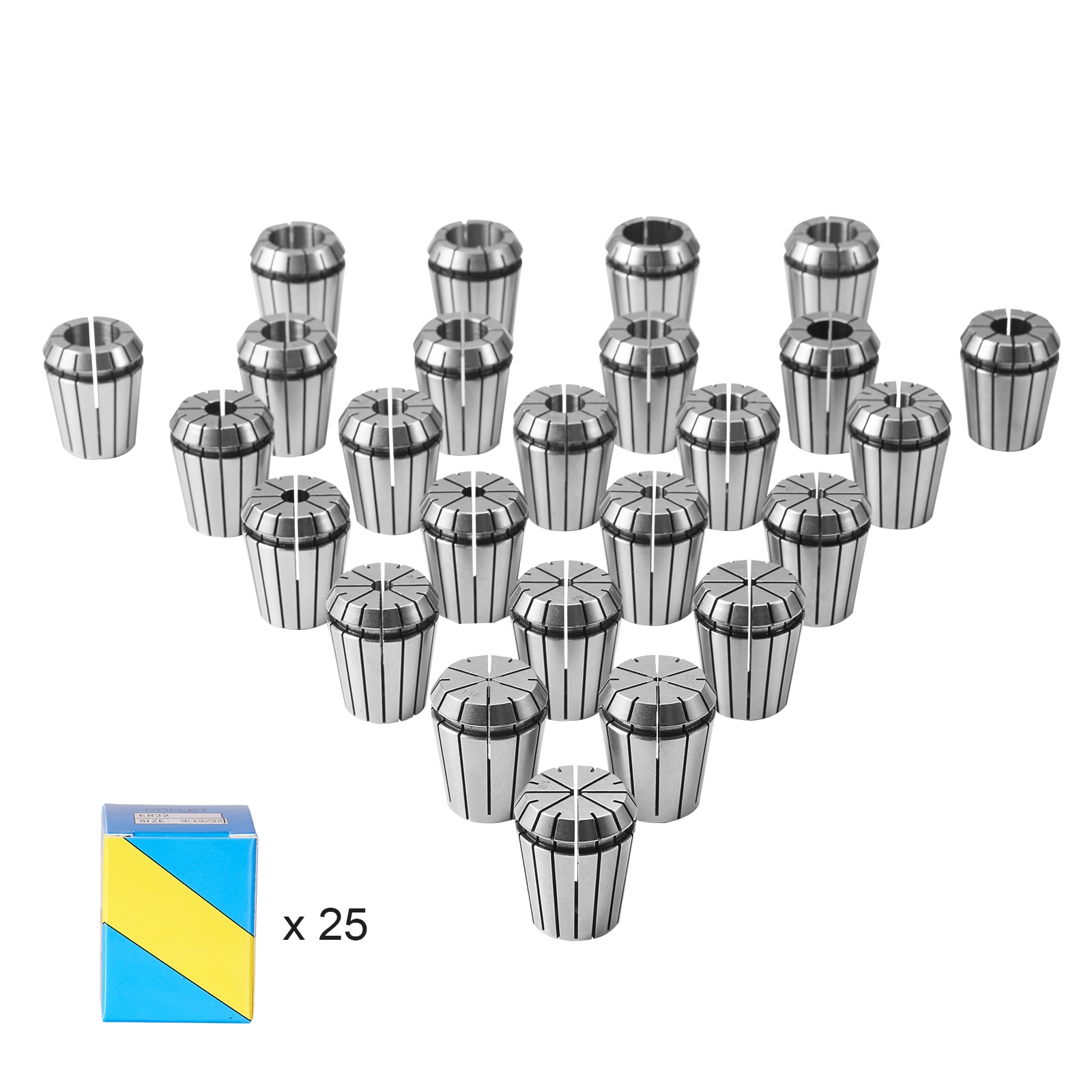 Juego de tuercas para mandril de herramienta rotativa SVOPES 1/32 a 1/8 pulgadas