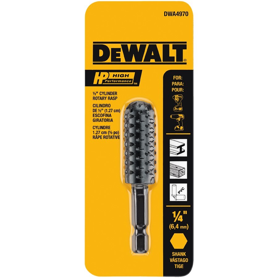 Accesorio DEWALT de Acero para Amolar/Afilar de 1/2 pulgadas DWA4970
