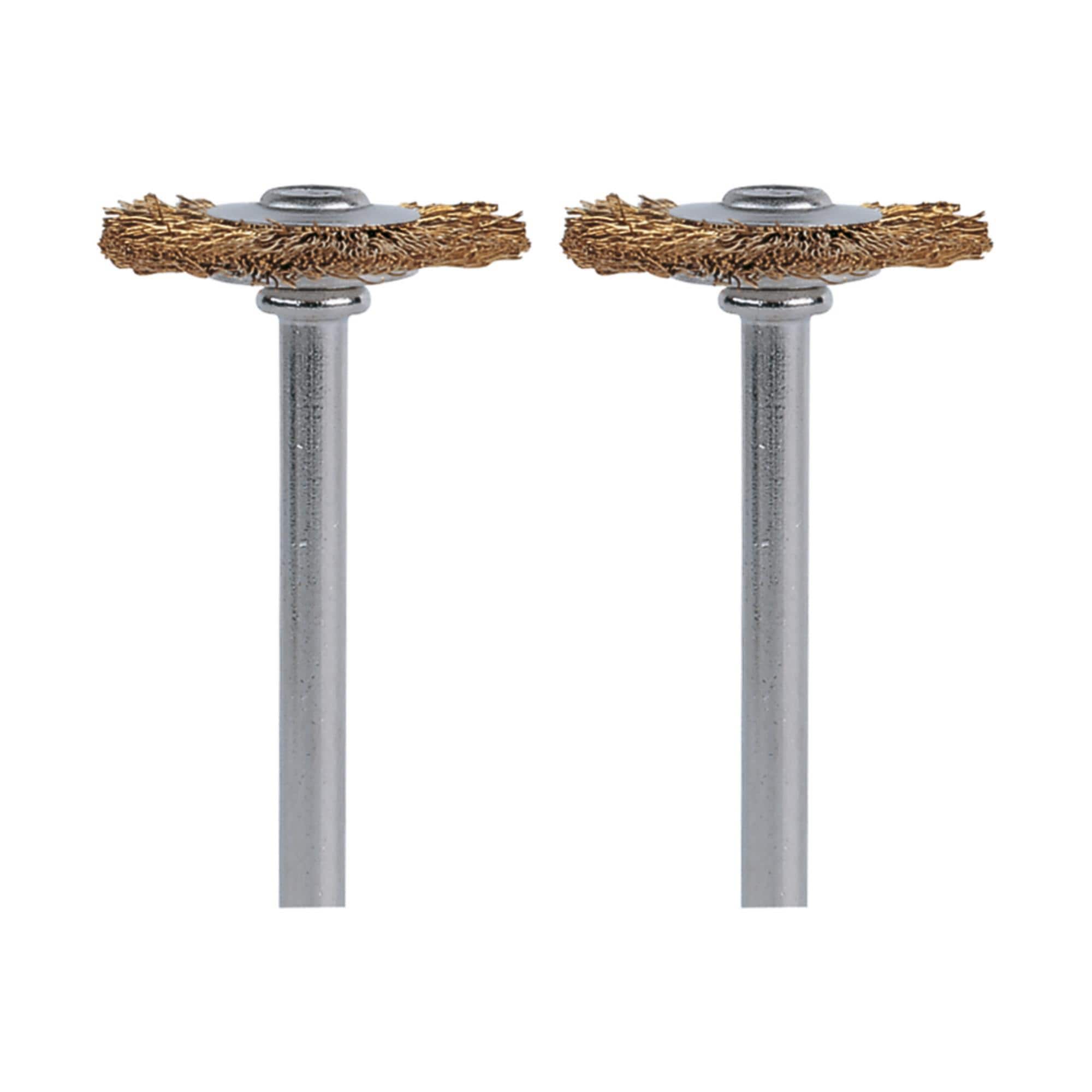 Dremel 2 Piezas de Latón Accesorio para Limpiar/Pulir de 3/4 pulgadas 535-02