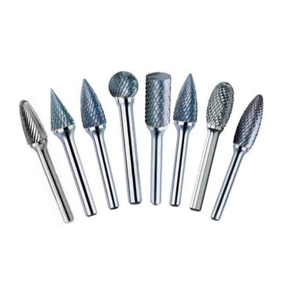 Juego de accesorios de corte de tungsteno carburo de 11 piezas Drill America DUL5SET