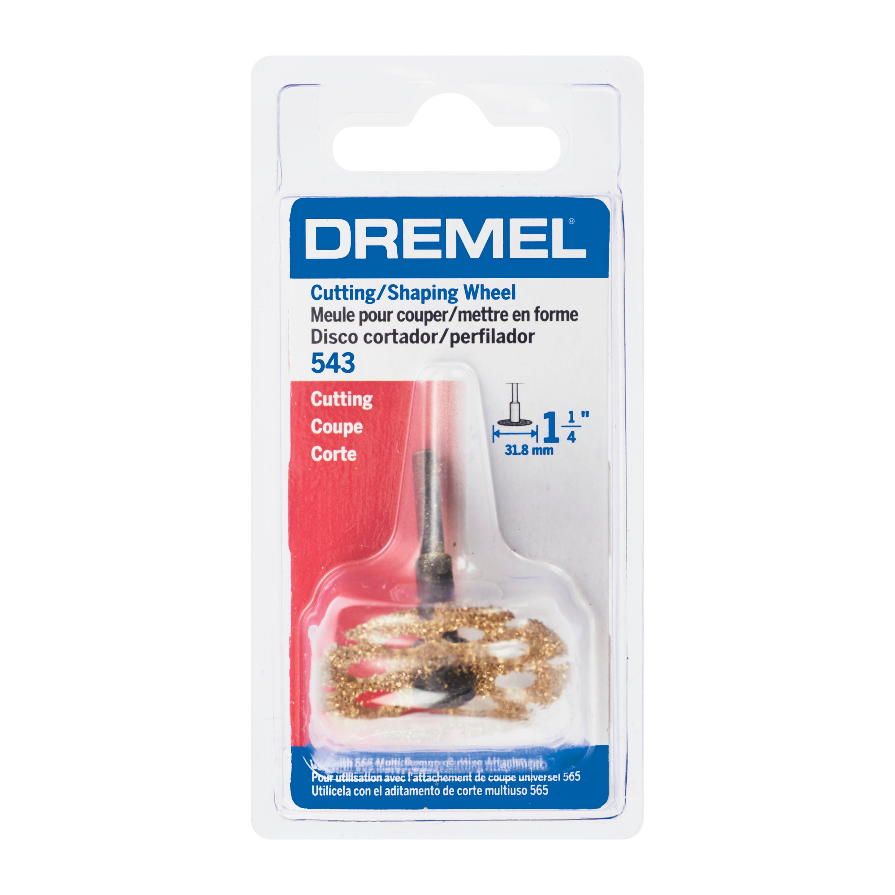 Disco de corte de carburo de acero Dremel de 1-1/4 pulgadas - Accesorio 5000543
