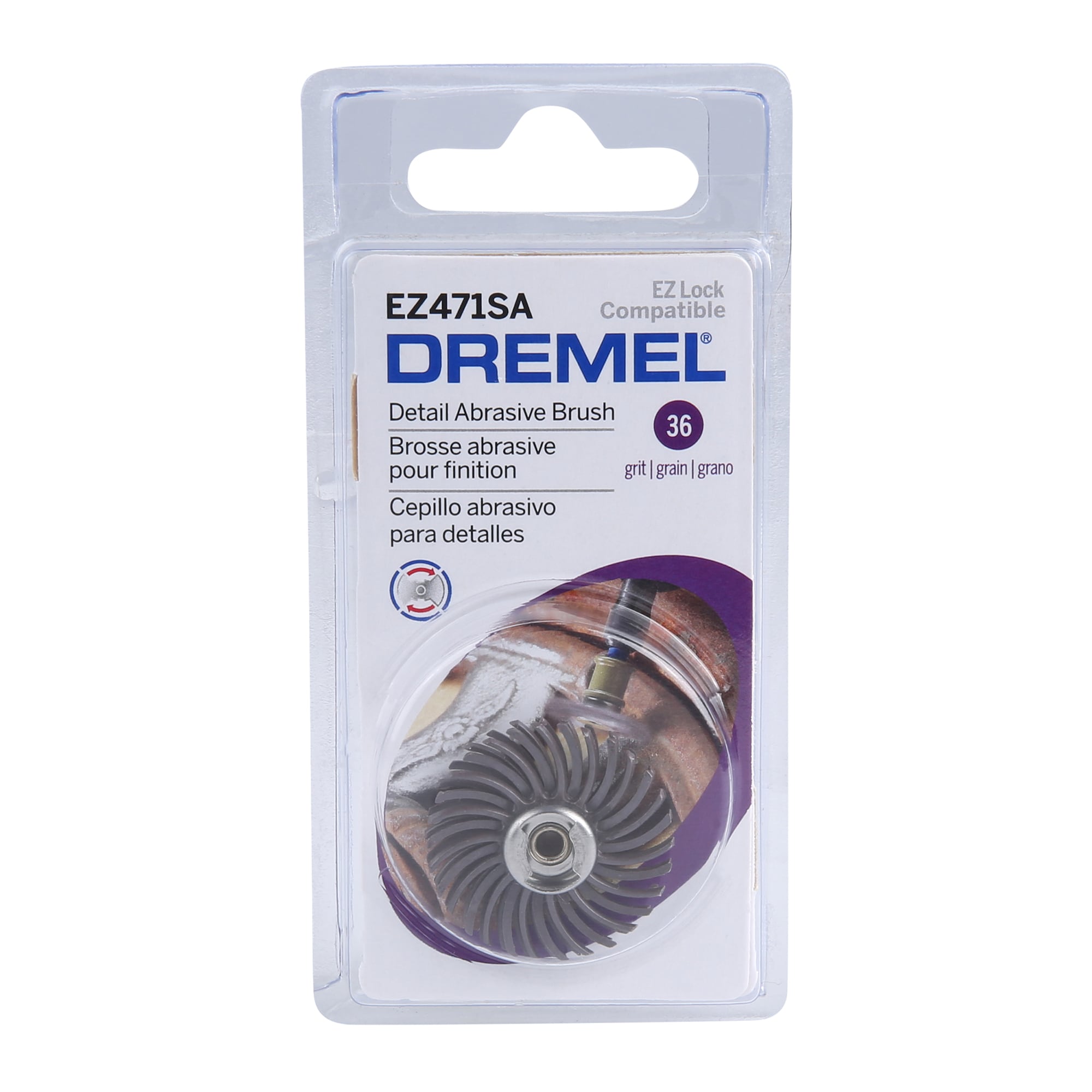 Accesorio de Rueda de Lijado de Fibra Dremel EZ Lock de 1 pulgada EZ471SA