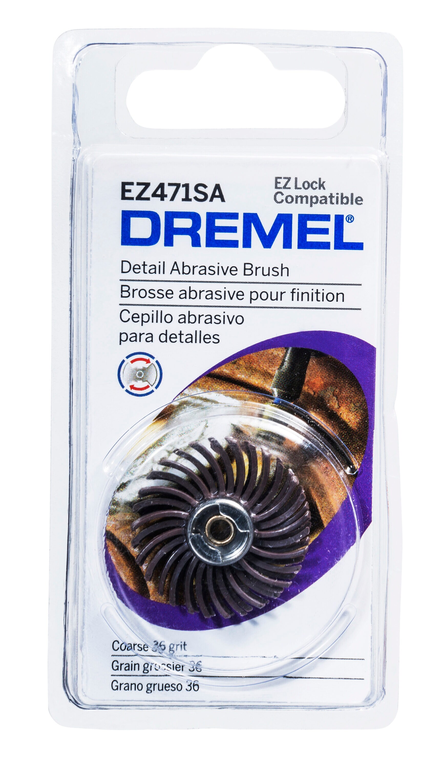 Accesorio de Rueda de Lijado de Fibra Dremel EZ Lock de 1 pulgada EZ471SA