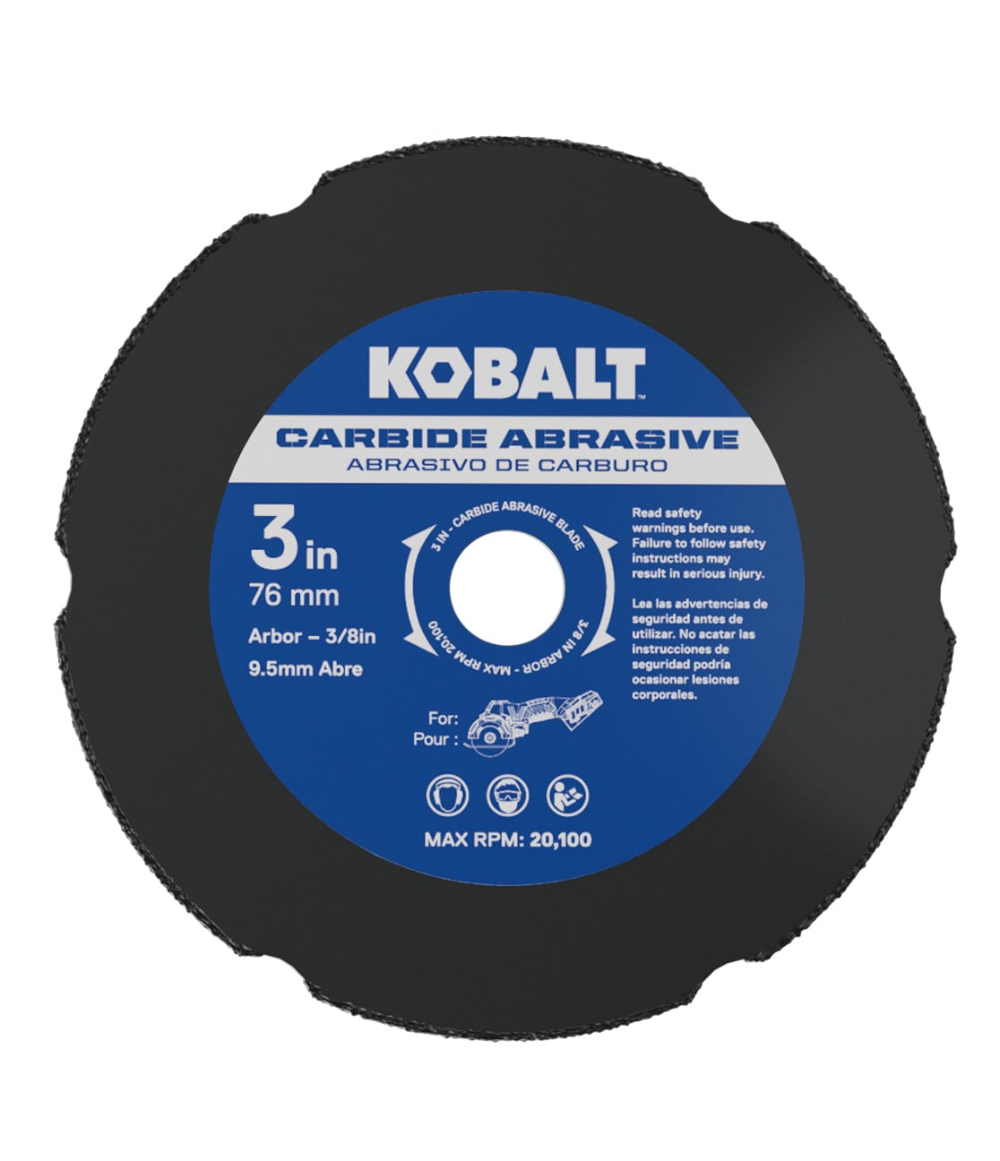 Kobalt Disco de corte de acero de carburo de 3 pulgadas accesorio KAW 224-03