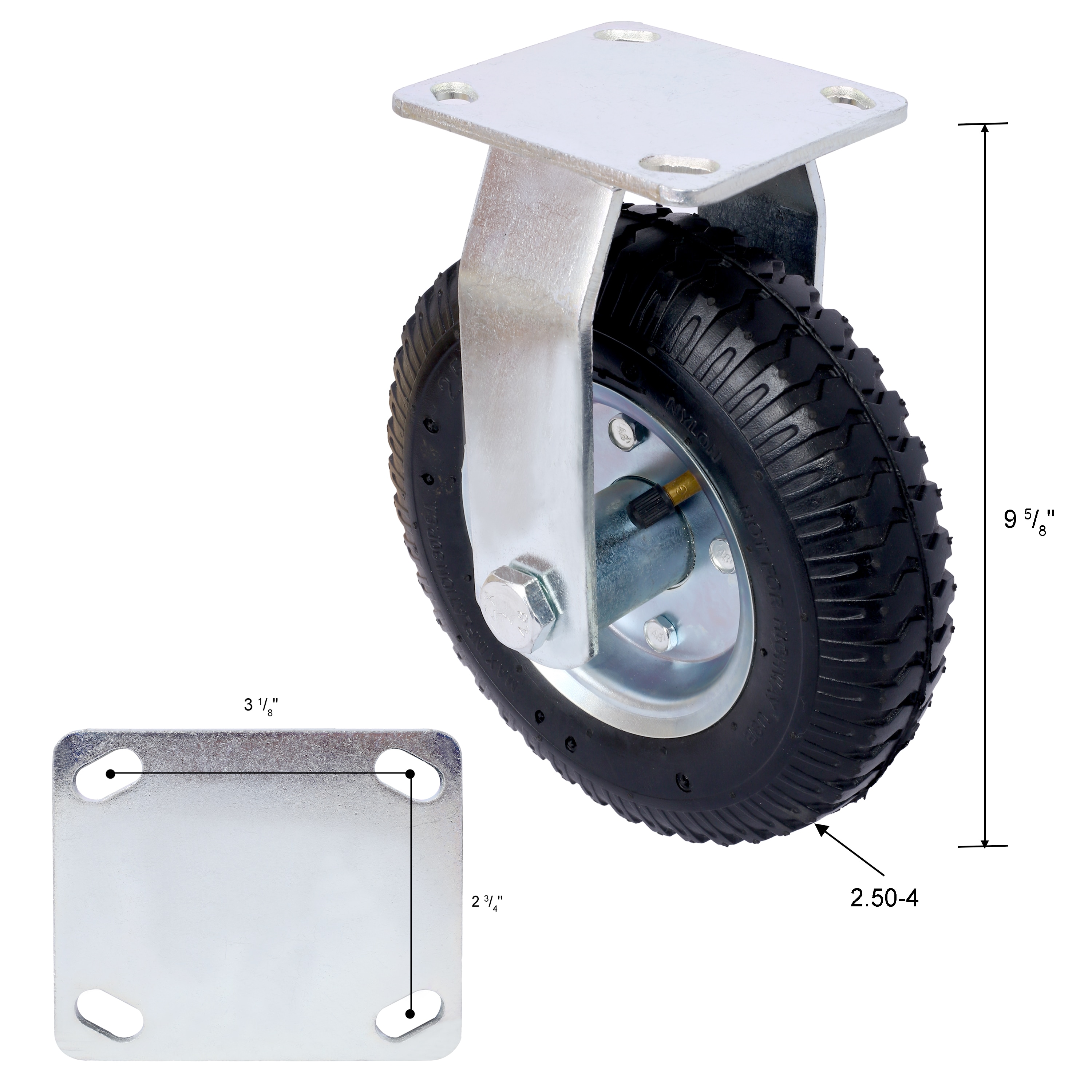 Juego de Accesorios Multipropósito para Ruedas Siavonce N/O de 4 Piezas Set de Acero XH30461