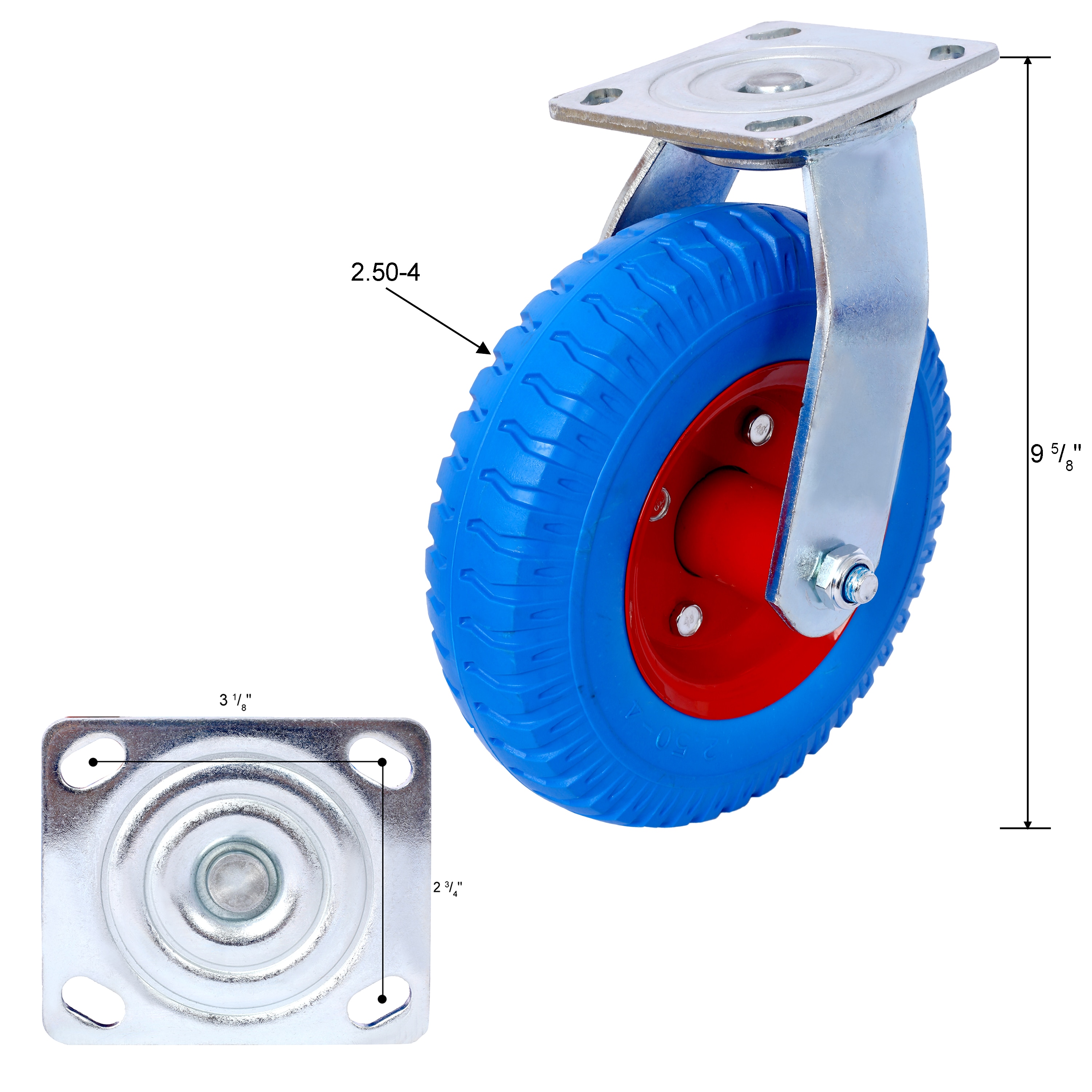 Set de 2 piezas de acero Siavonce N/O multipropósito para ruedas XH30448
