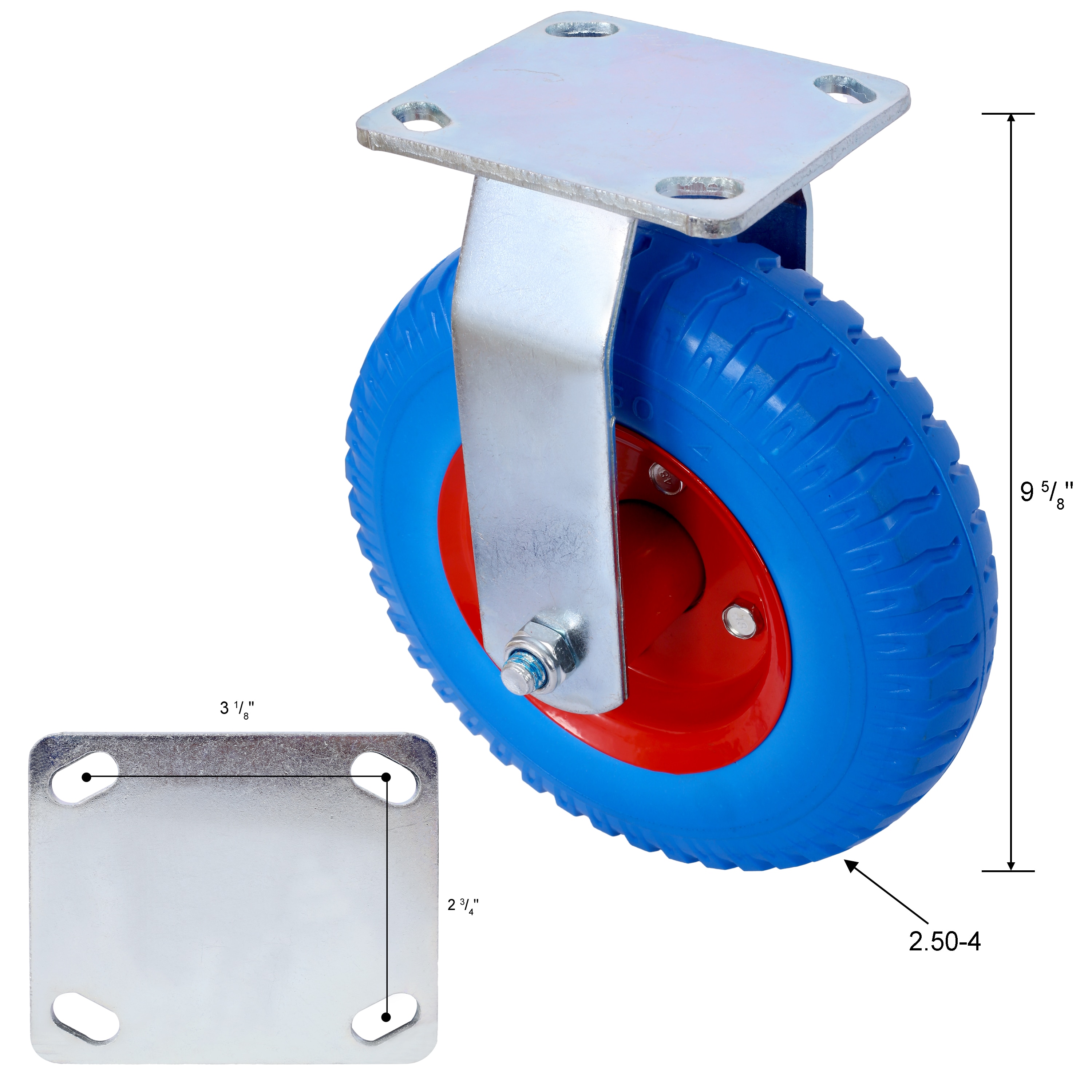 Juego de 2 piezas de acero Siavonce N/O para accesorios de rueda multipropósito XH30452