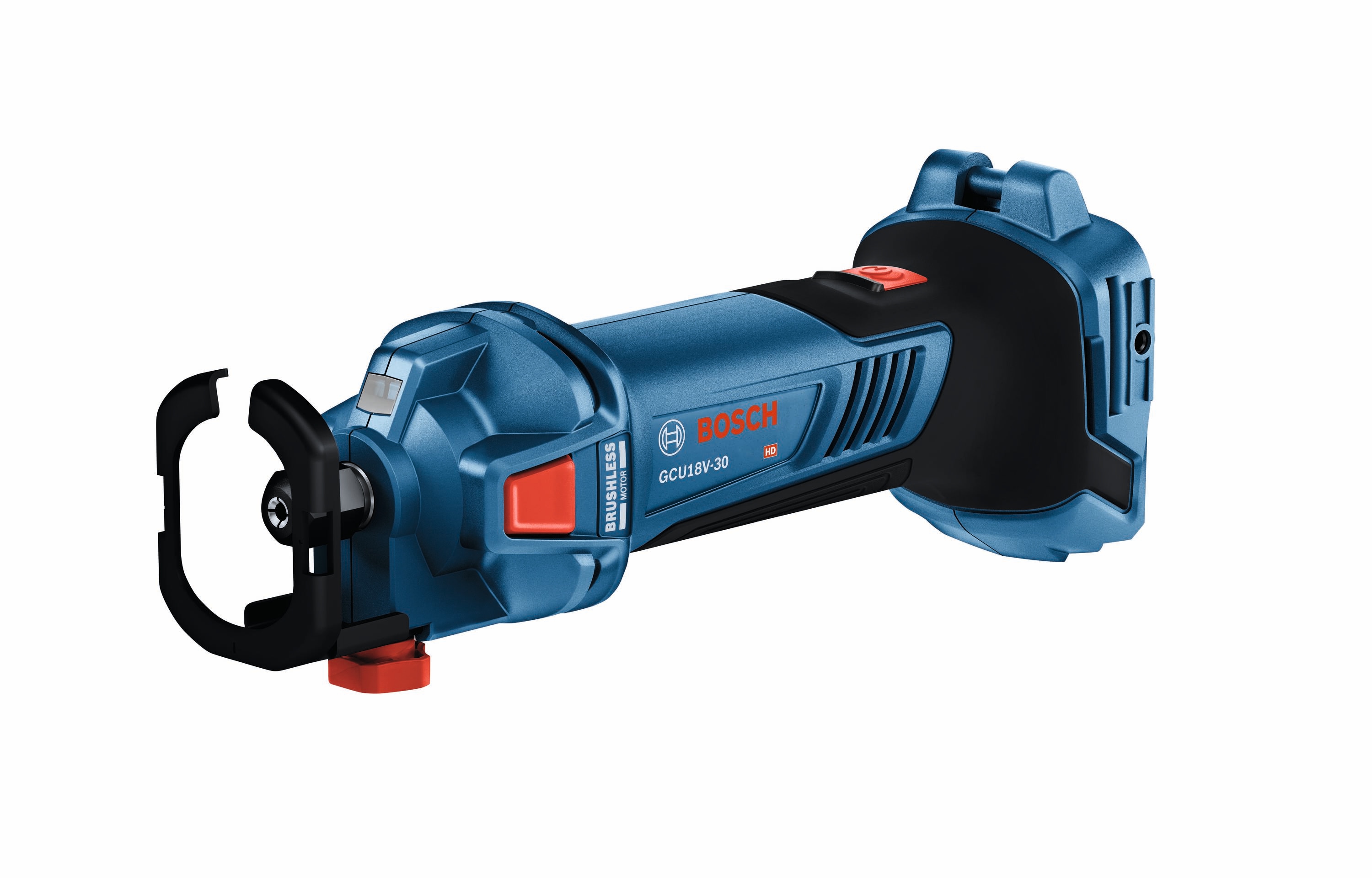 Herramienta rotativa inalámbrica Bosch de 18 voltios y 1 velocidad para corte (batería no incluida) GCU18V-30N