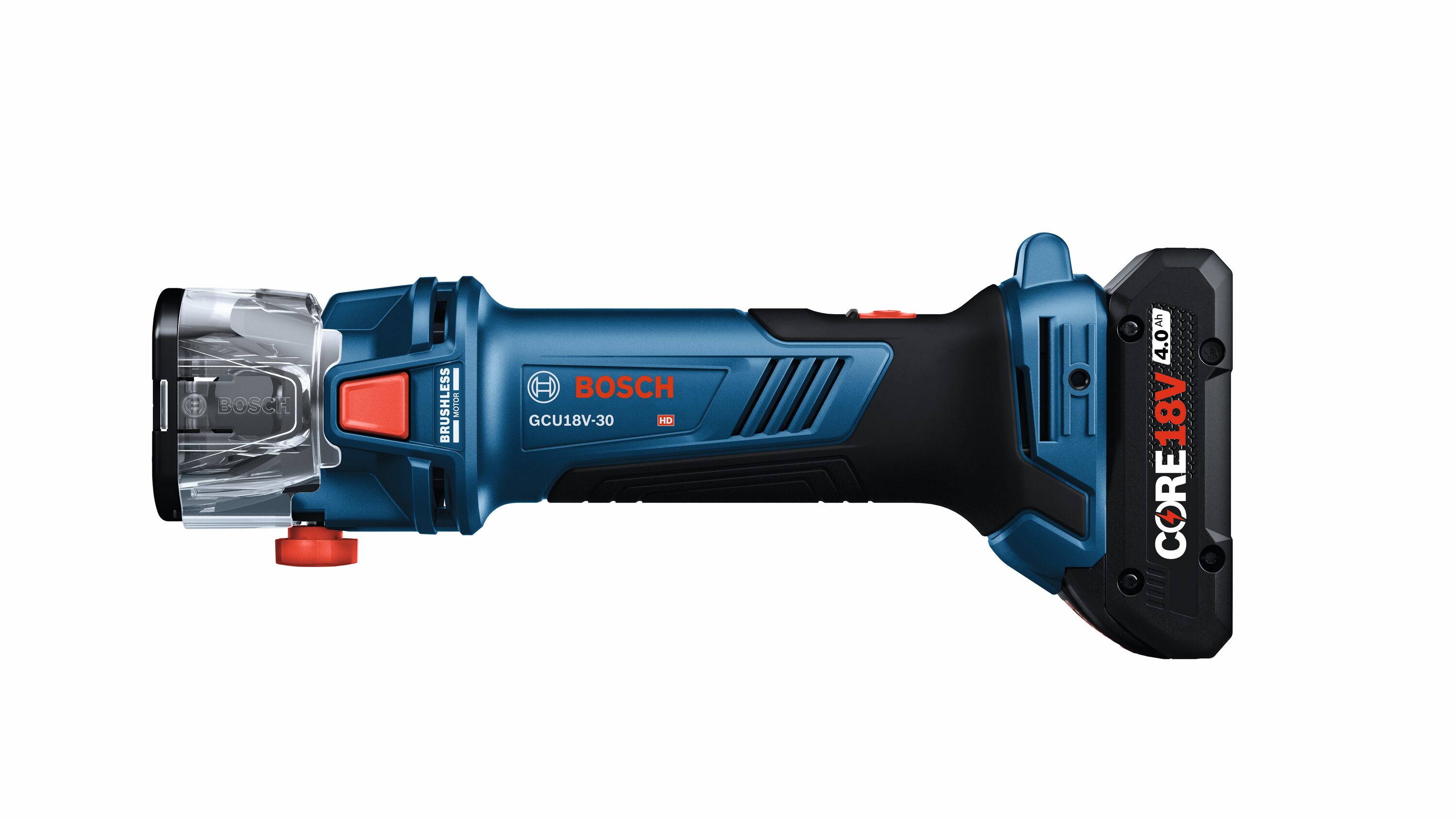 Herramienta rotativa inalámbrica Bosch de 18 voltios y 1 velocidad para corte (batería no incluida) GCU18V-30N