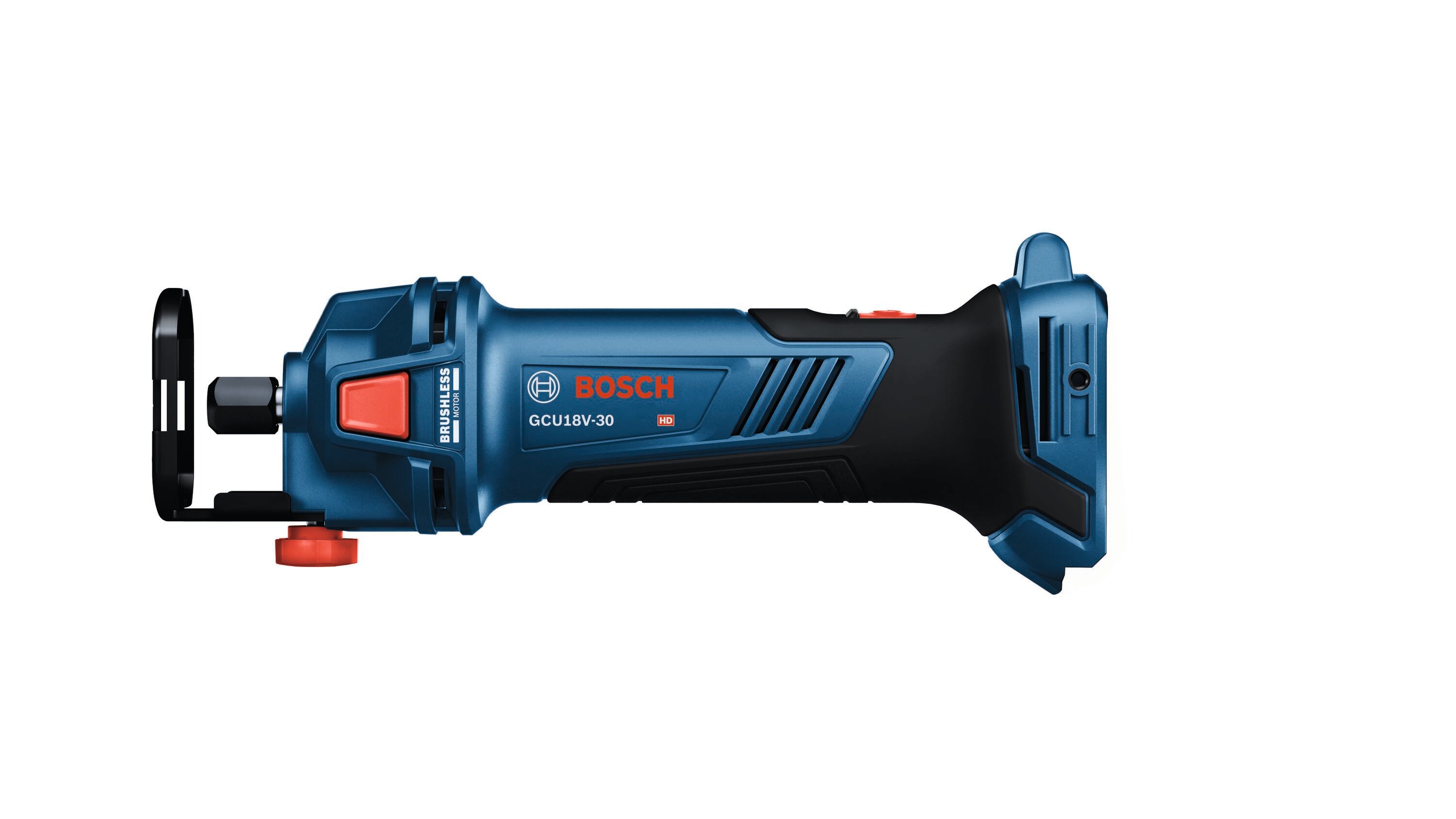 Herramienta rotativa inalámbrica Bosch de 18 voltios y 1 velocidad para corte (batería no incluida) GCU18V-30N