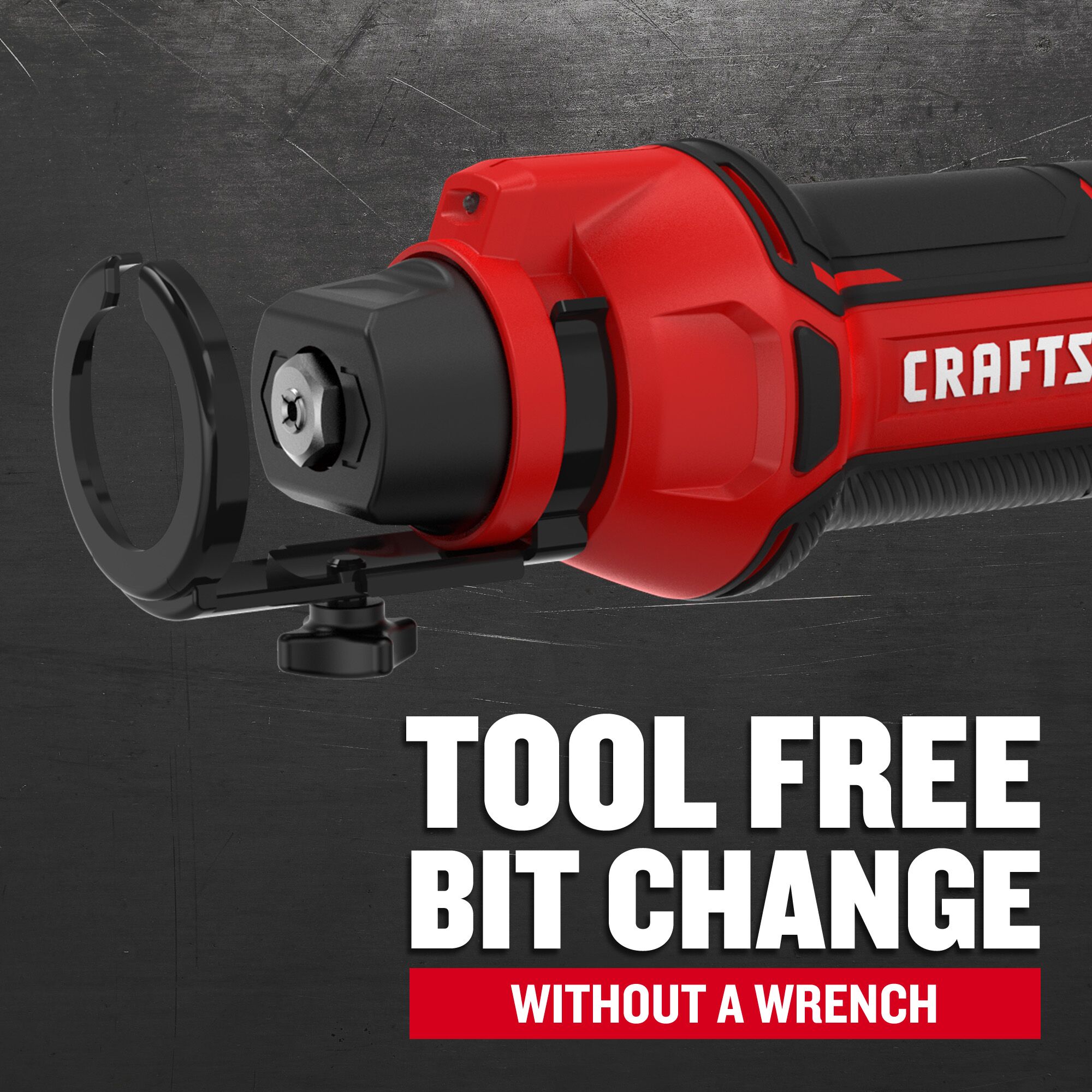 Herramienta de recorte CRAFTSMAN V20 1 velocidad 20 voltios máx. Herramienta rotativa inalámbrica para enrutamiento (batería no incluida) CMCE200B