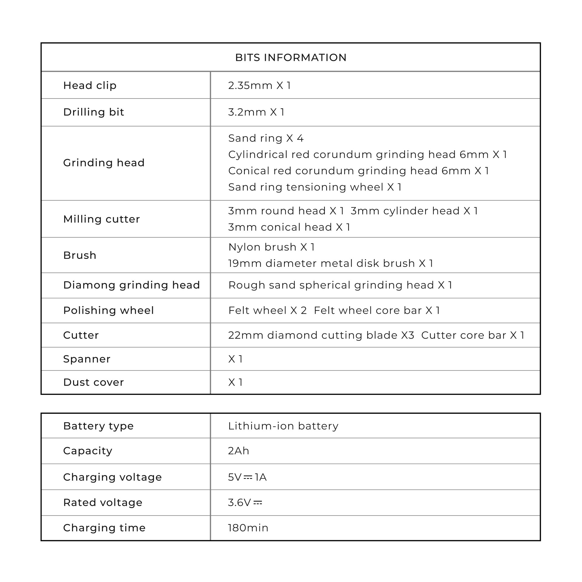 Juego de Herramientas Rotativas Inalámbricas HOTO 35 En 1, Velocidad Variable 3.6 voltios 2-Amperios, Herramienta Rotativa Inalámbrica Multipropósito (Batería Incluida) (Cargador Incluido) QWLDM001