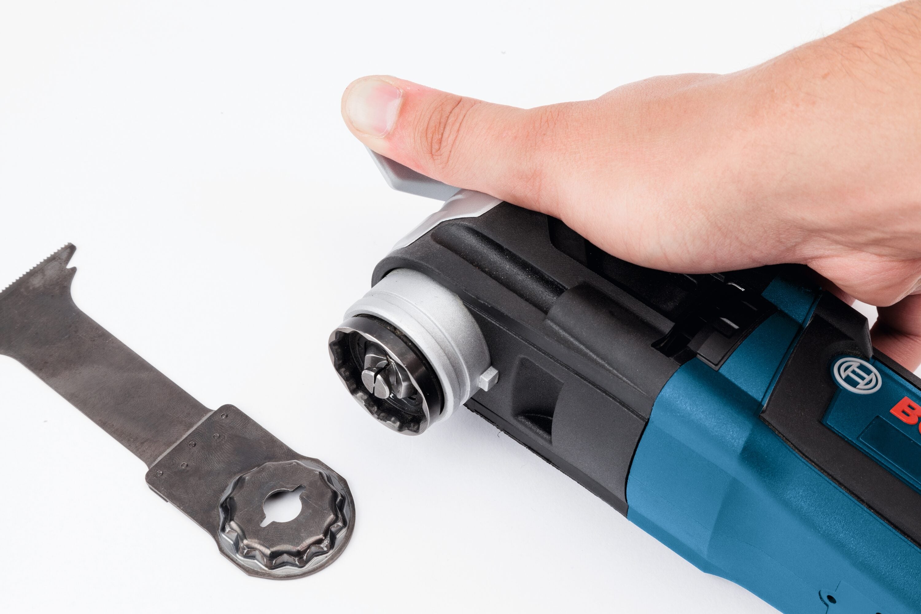 Hoja de herramienta oscilante de carburo en pack de 2 Bosch Starlock OSL114C-2