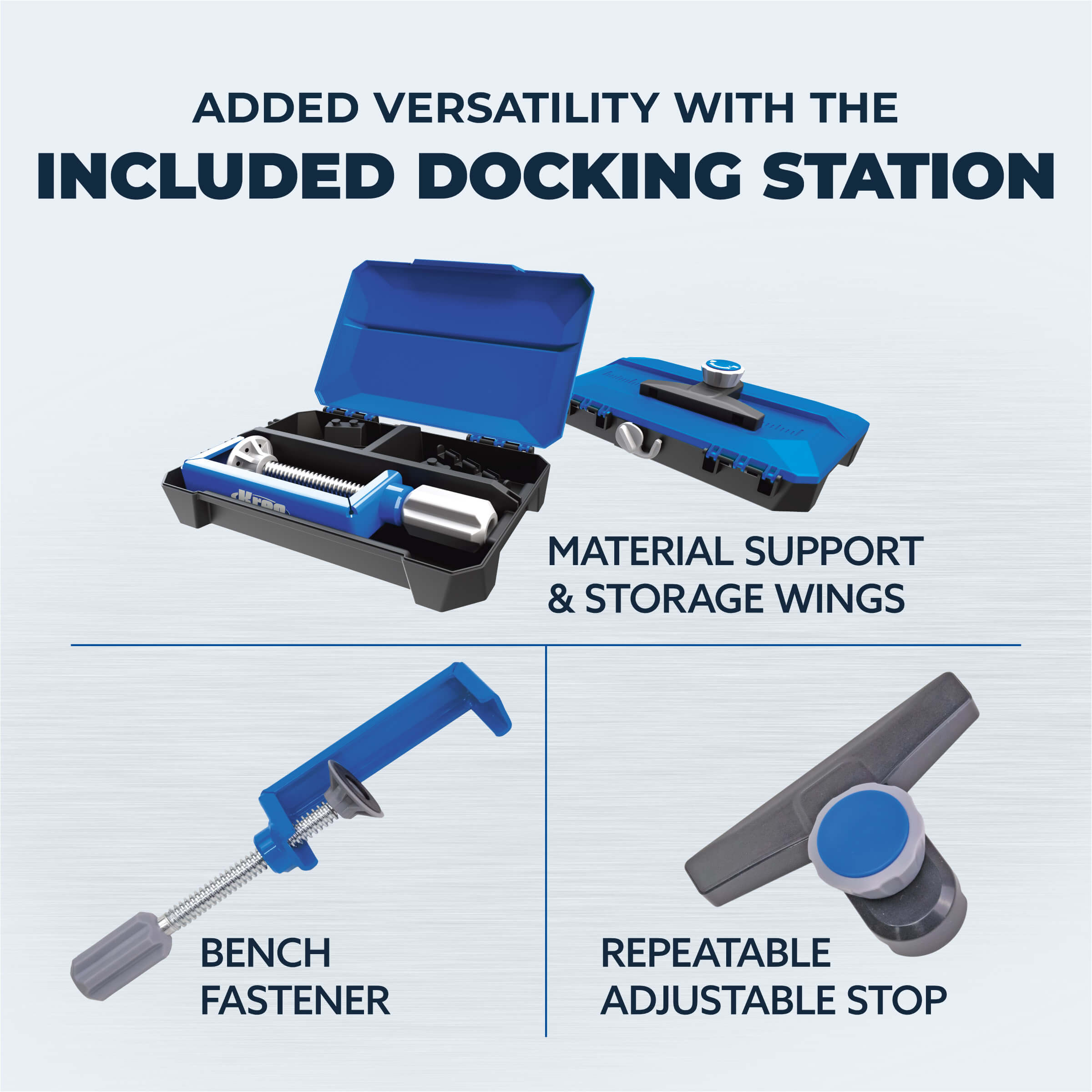 Kreg Pocket-Hole Jig 720PRO Plus - Plantilla avanzada y premium para uniones sólidas, sujeción Automaxx, anti deslizamiento GripMaxx KPHJ720PROL