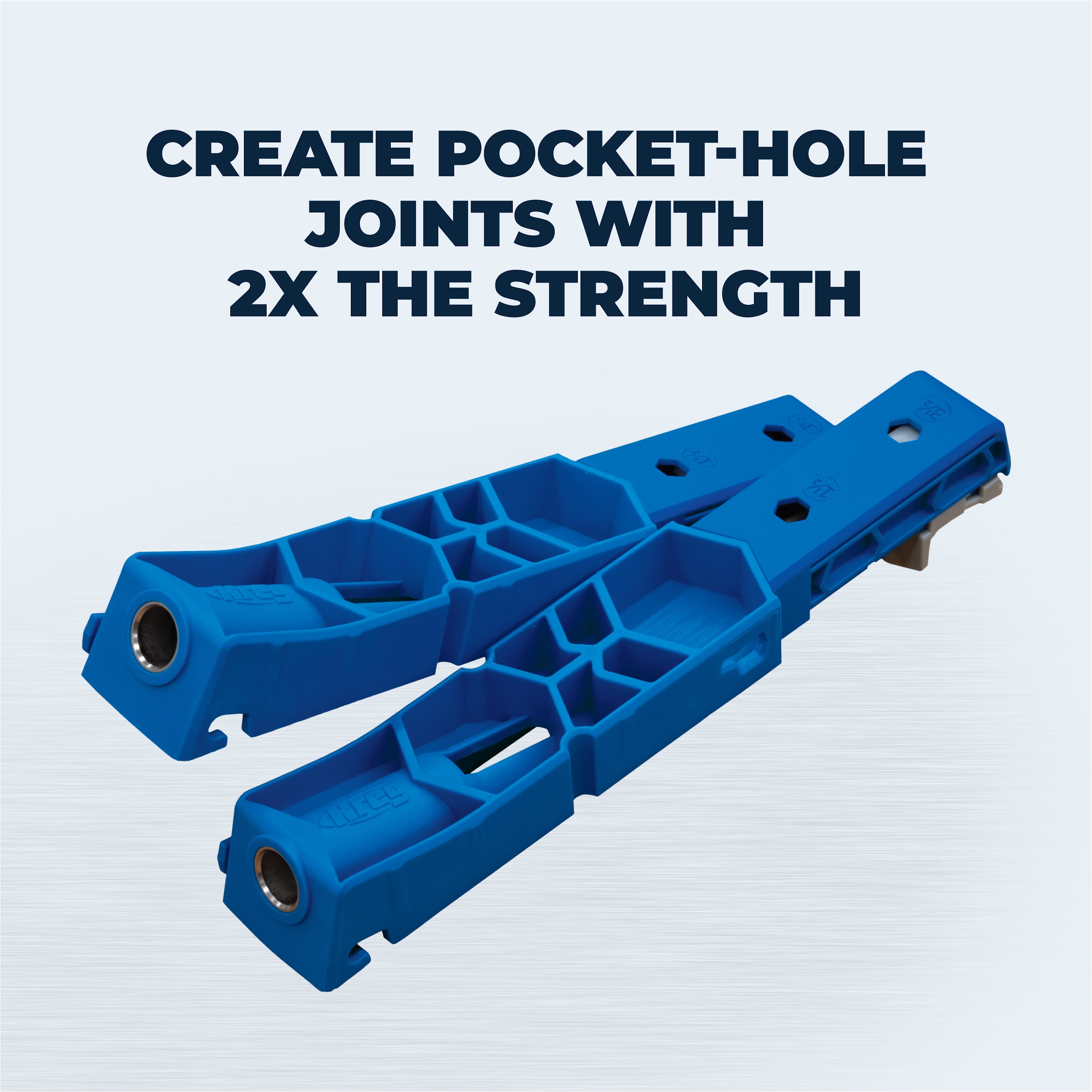 Kreg Pocket-Hole Jig XL - Tamaño ajustable, guías de perforación doble desmontables, sujeción segura KPHJ920
