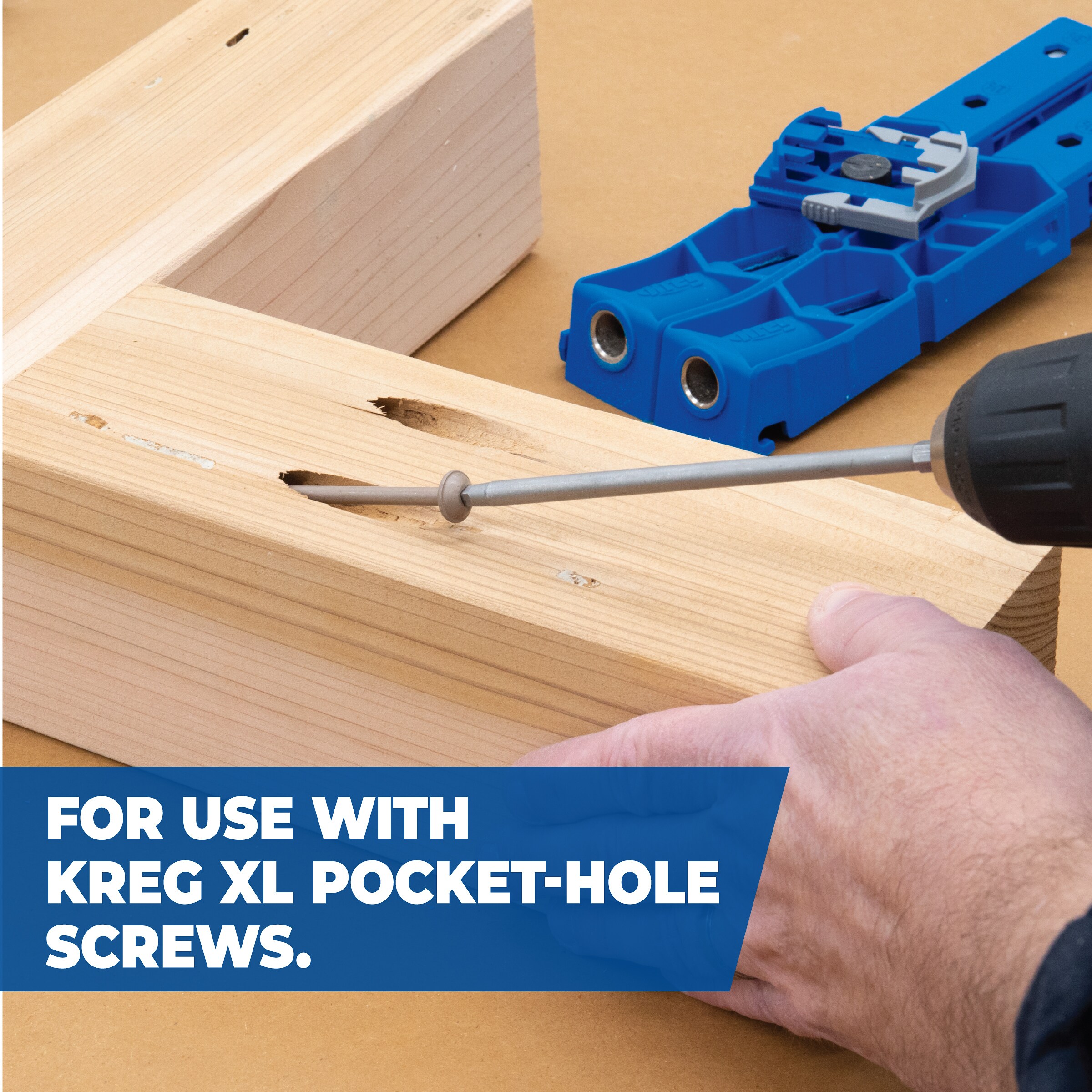 Kreg Pocket-Hole Jig XL - Tamaño ajustable, guías de perforación doble desmontables, sujeción segura KPHJ920