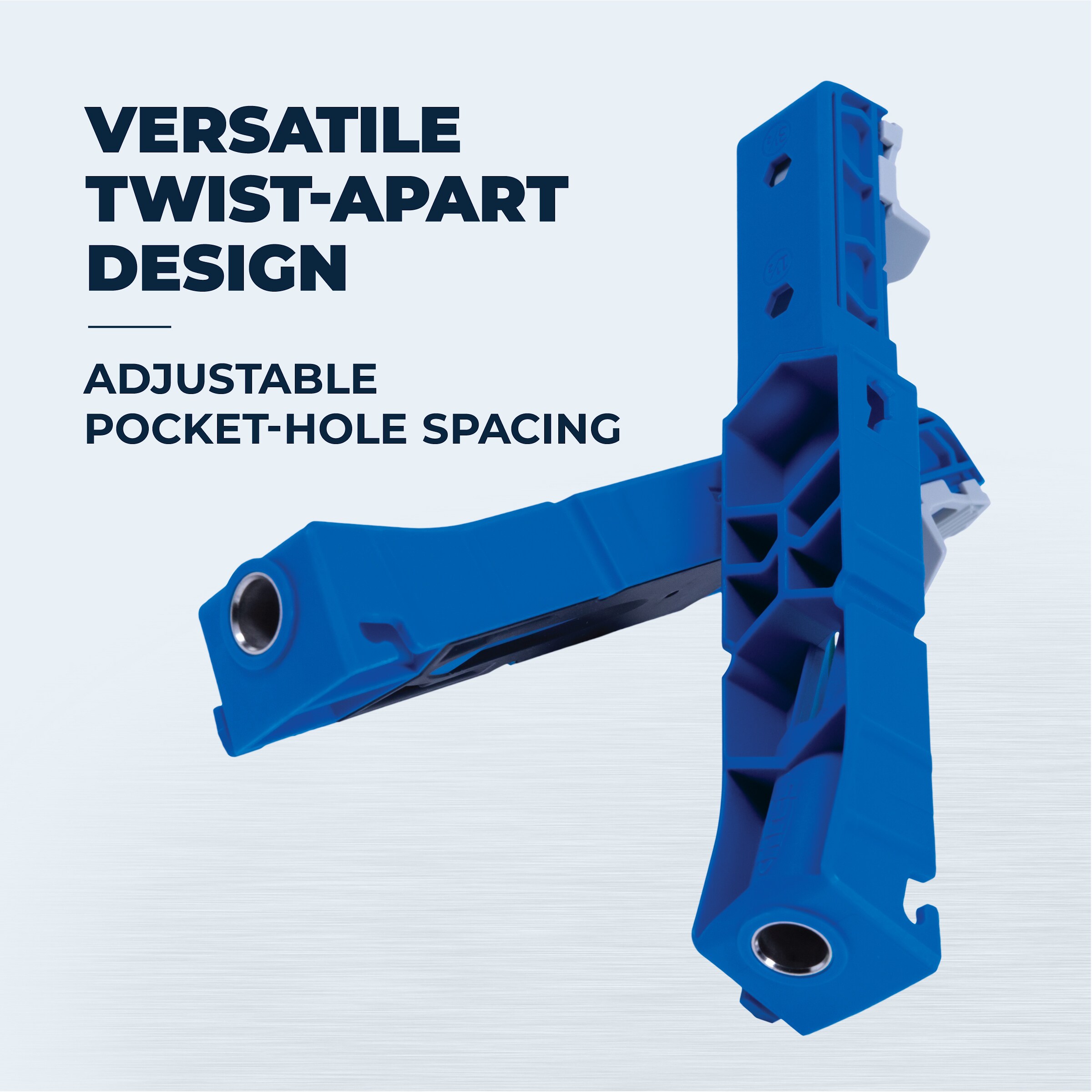 Kreg Pocket-Hole Jig XL - Tamaño ajustable, guías de perforación doble desmontables, sujeción segura KPHJ920