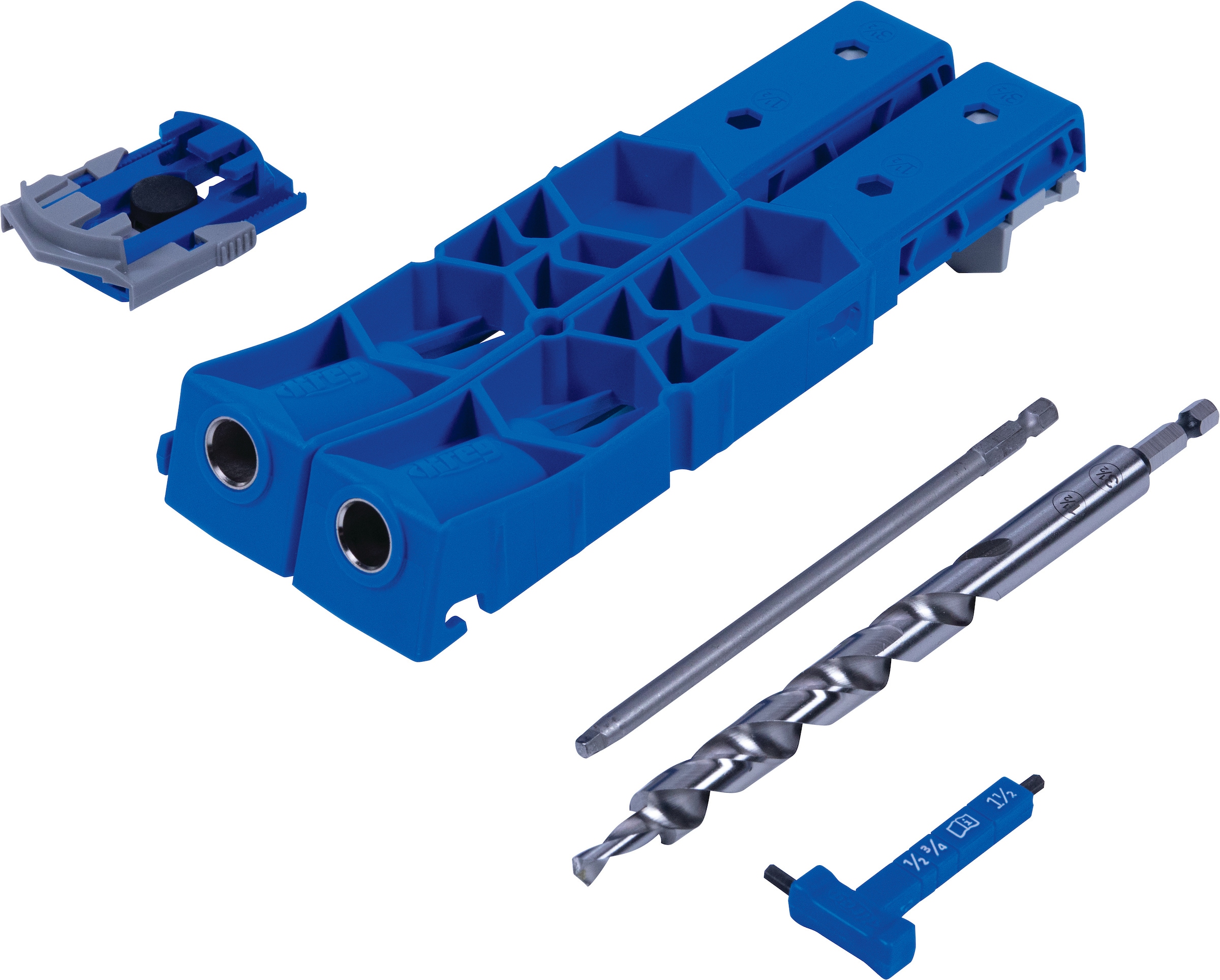 Kreg Pocket-Hole Jig XL - Tamaño ajustable, guías de perforación doble desmontables, sujeción segura KPHJ920