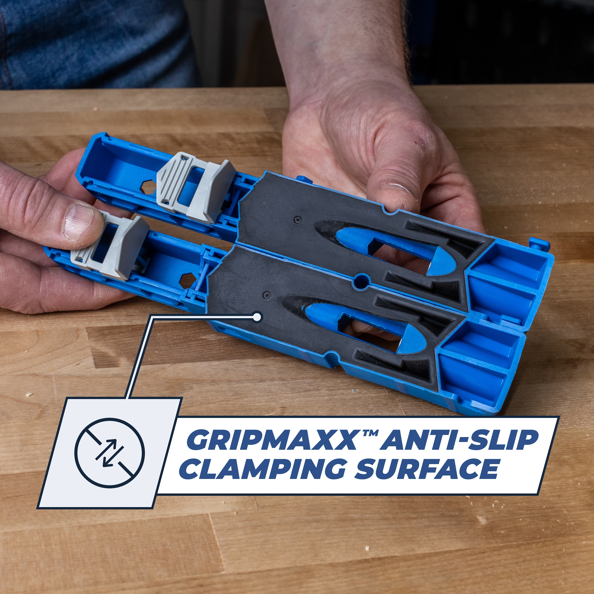 Kreg Pocket-Hole Jig XL - Tamaño ajustable, guías de perforación doble desmontables, sujeción segura KPHJ920