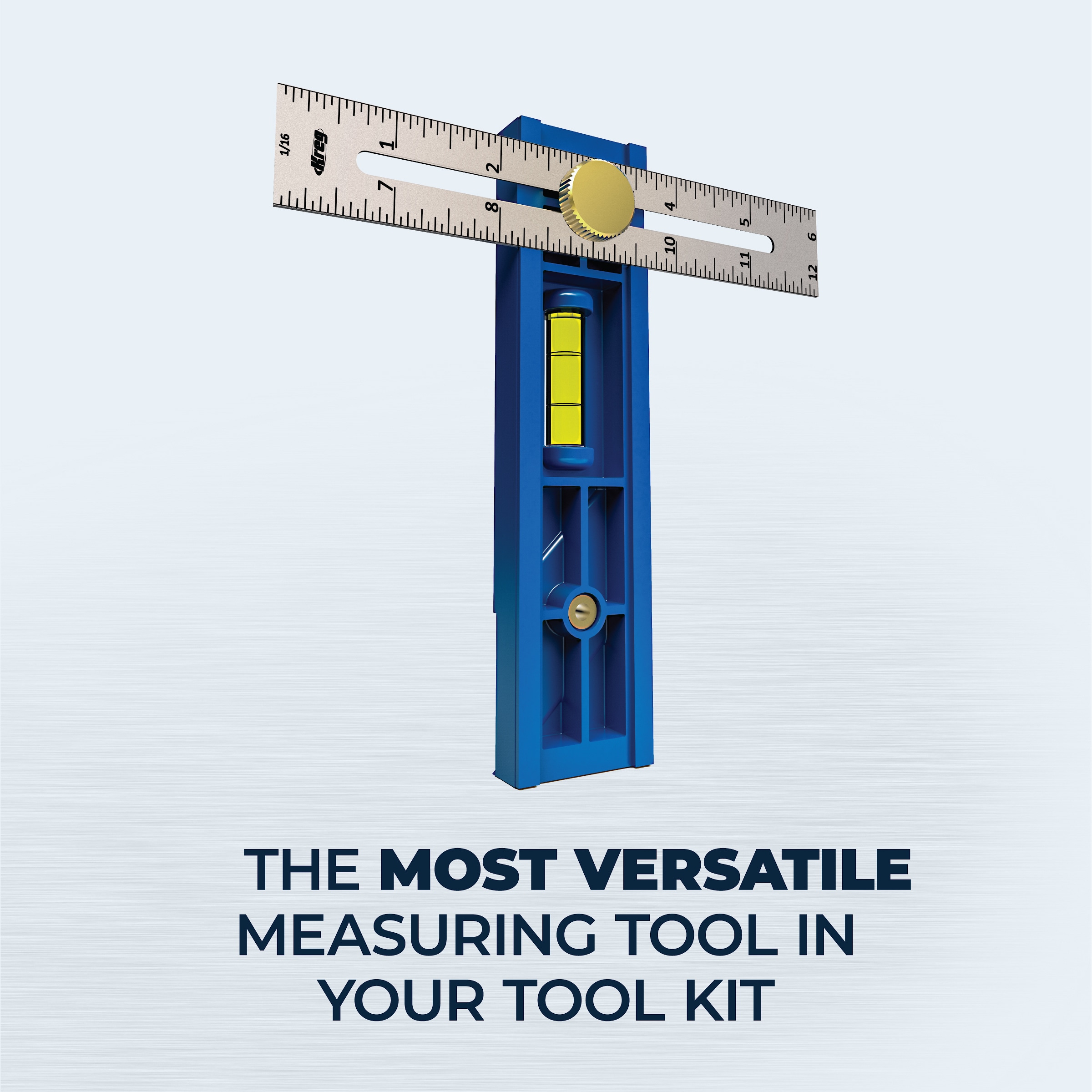 Accesorio Kreg Multi-Mark Jig con Tres Configuraciones de Escala, Escala Imperial y Métrica, Nivel de Torpedo Incorporado KMA2900