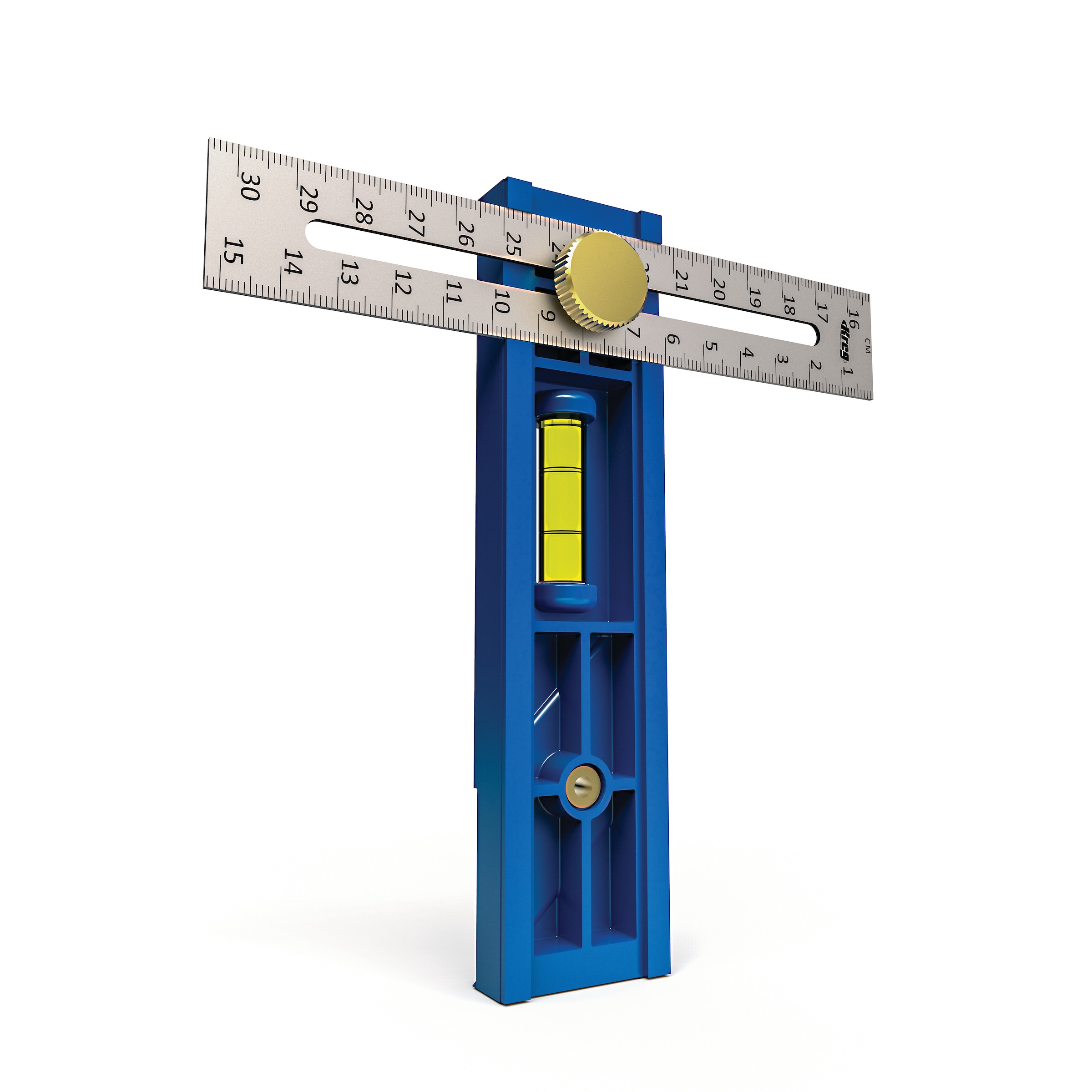 Accesorio Kreg Multi-Mark Jig con Tres Configuraciones de Escala, Escala Imperial y Métrica, Nivel de Torpedo Incorporado KMA2900