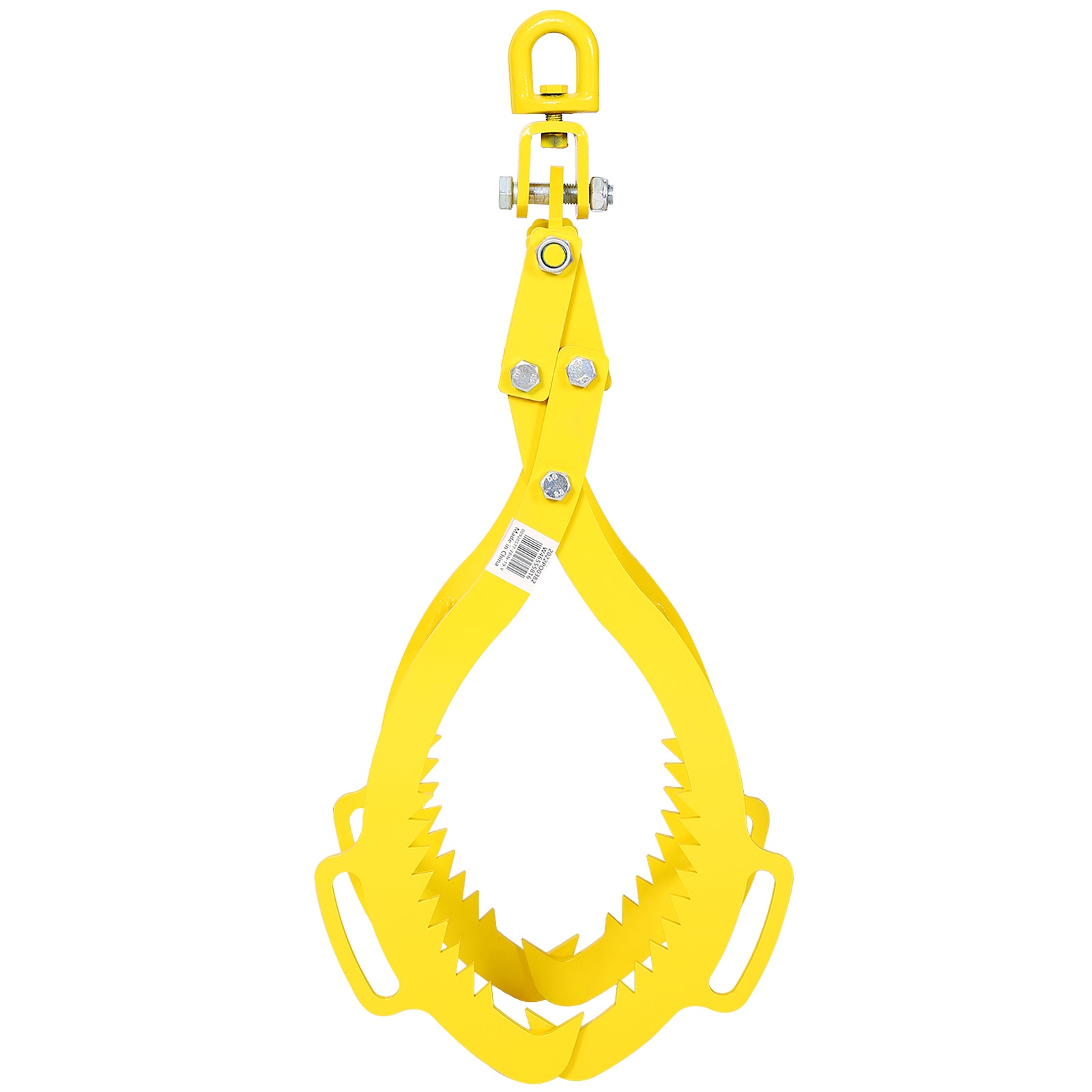 Garfio para levantar troncos de madera Siavonce 4 garras, 28 pulgadas, de acero sólido resistente XH55816