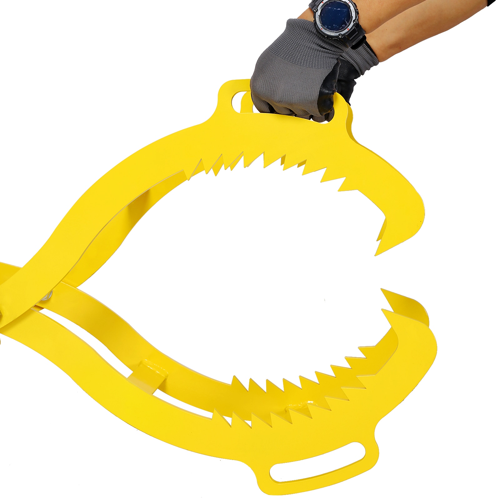 Garfio para levantar troncos de madera Siavonce 4 garras, 28 pulgadas, de acero sólido resistente XH55816