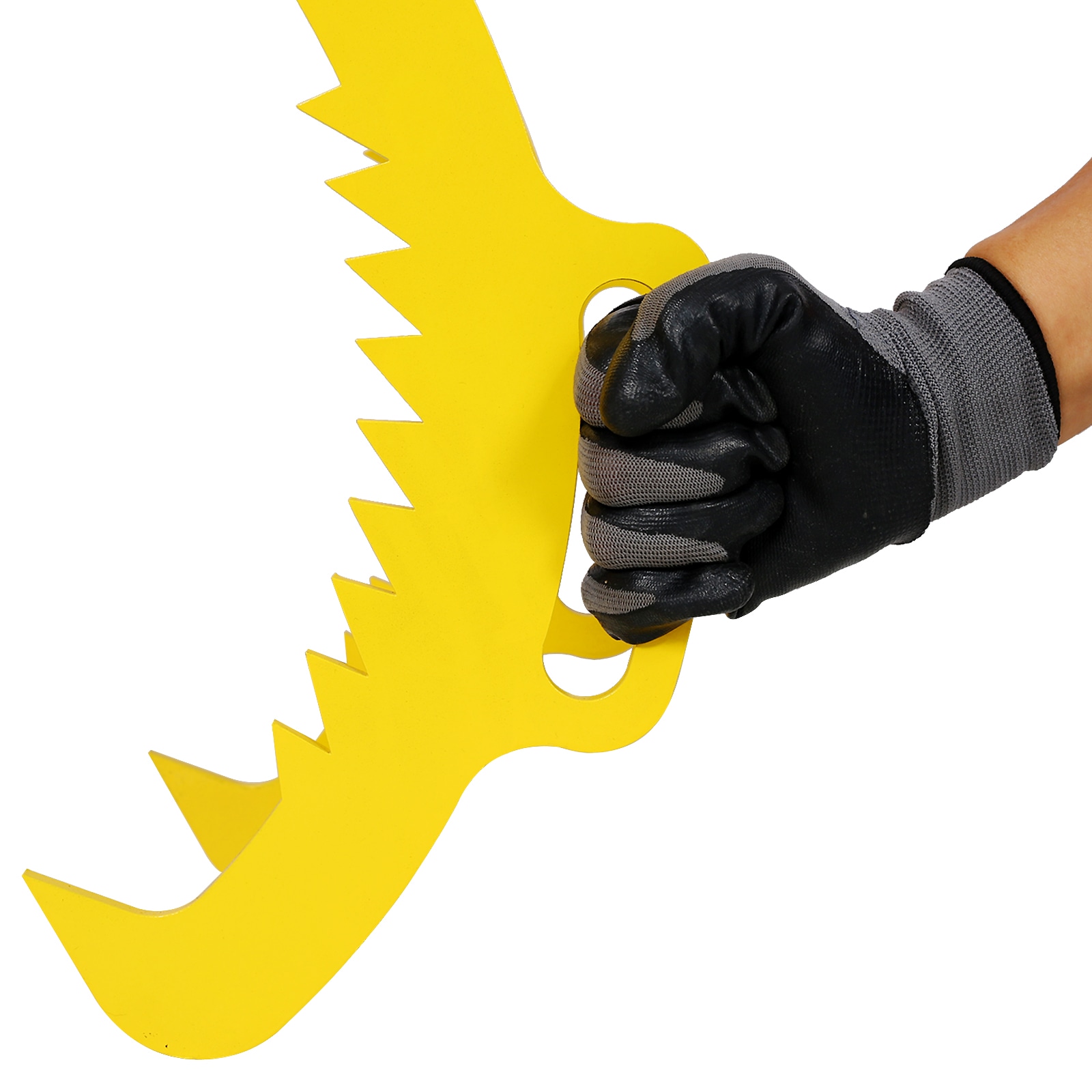 Garfio para levantar troncos de madera Siavonce 4 garras, 28 pulgadas, de acero sólido resistente XH55816