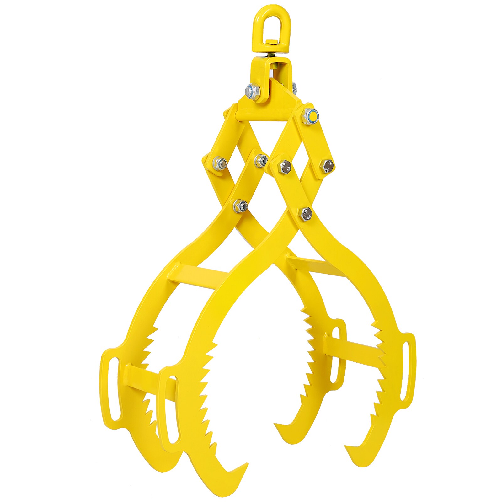 Garfio para levantar troncos de madera Siavonce 4 garras, 28 pulgadas, de acero sólido resistente XH55816