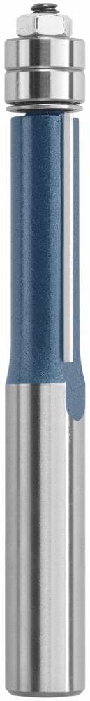 Broca para router con punta de carburo de 1/2 pulgada para plantillas/acabados 85601MC de Bosch