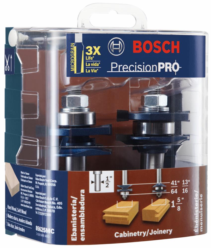 Broca para router Bosch 1-5/8 pulgadas para perfilar y ranurar 85625MC