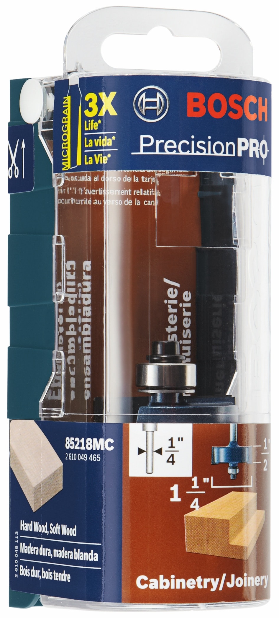 Broca para enrasar de carburo de 1-1/4 pulgadas Bosch 85218MC