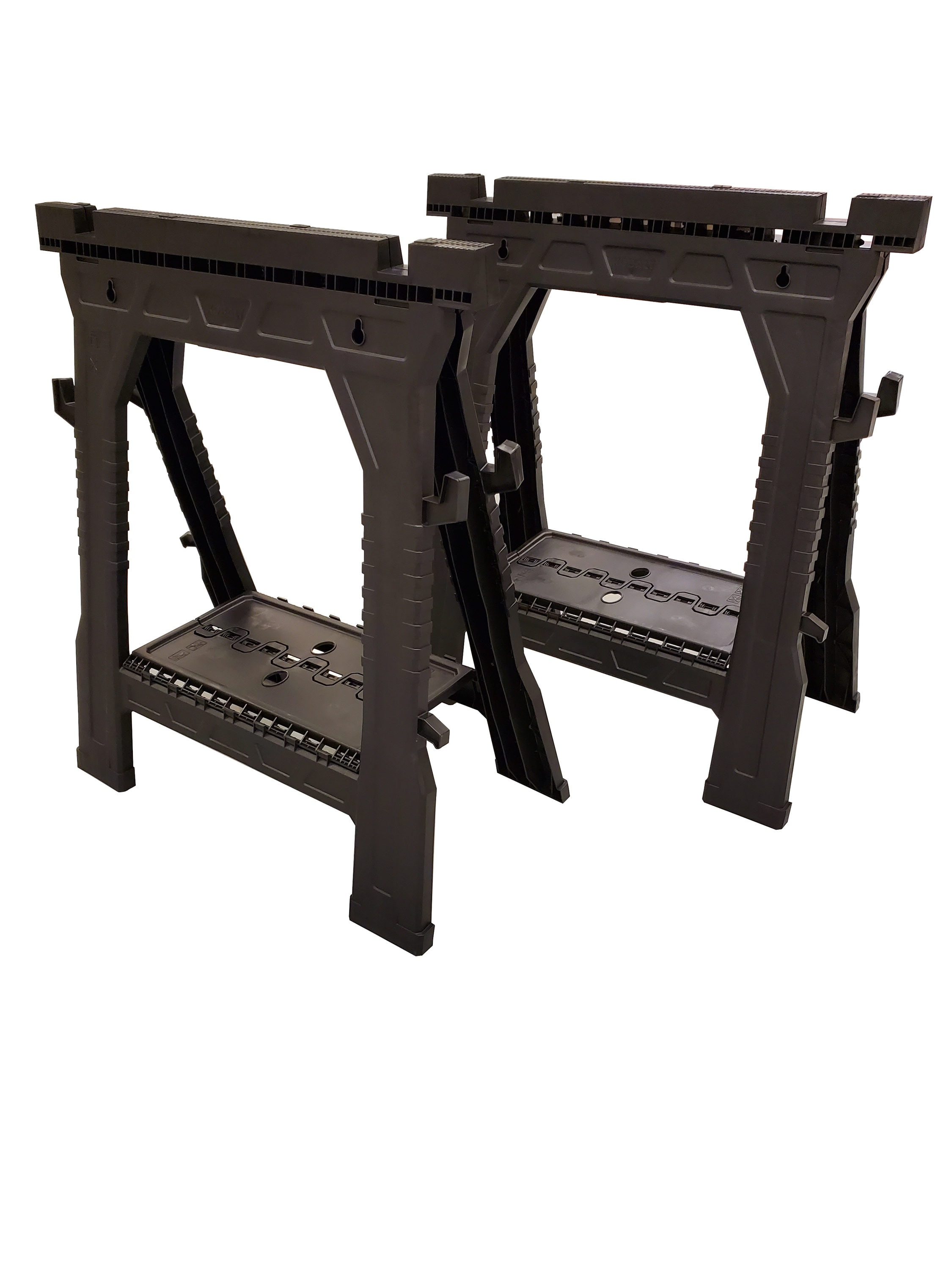 Soporte para sierra de plástico Kobalt 2-Pack de 27 pulgadas de ancho por 32 pulgadas de alto (capacidad de 1000 lb)