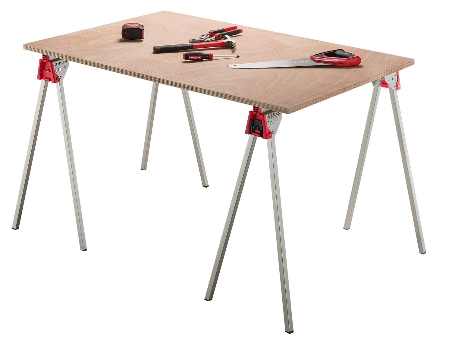 Soporte para sierra de metal CRAFTSMAN Essential de 33.66 pulgadas de ancho x 28.9 pulgadas de alto (capacidad de 1000 lb) CMST11154