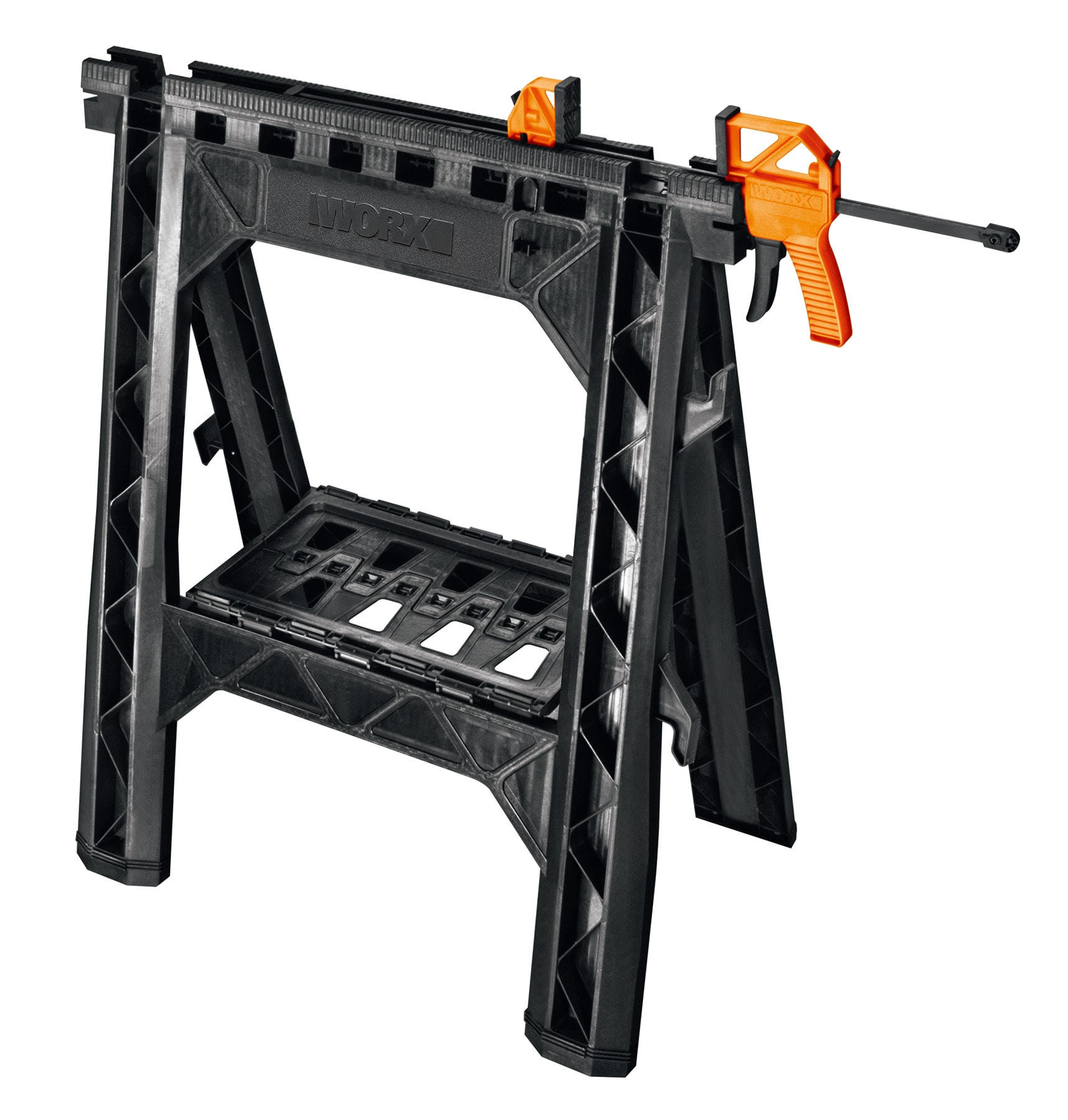Caballo de sierra ABS WORX de 27.0 pulgadas de ancho por 32.0 pulgadas de alto (capacidad de 1000.0 lb) WX065