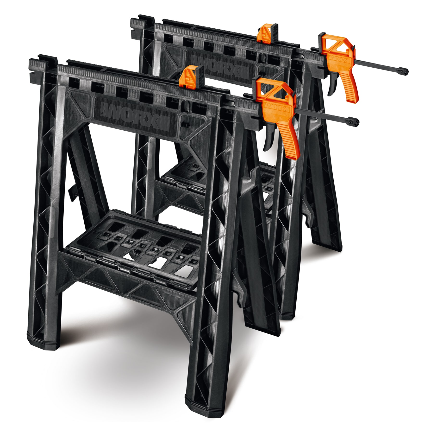 Caballo de sierra ABS WORX de 27.0 pulgadas de ancho por 32.0 pulgadas de alto (capacidad de 1000.0 lb) WX065