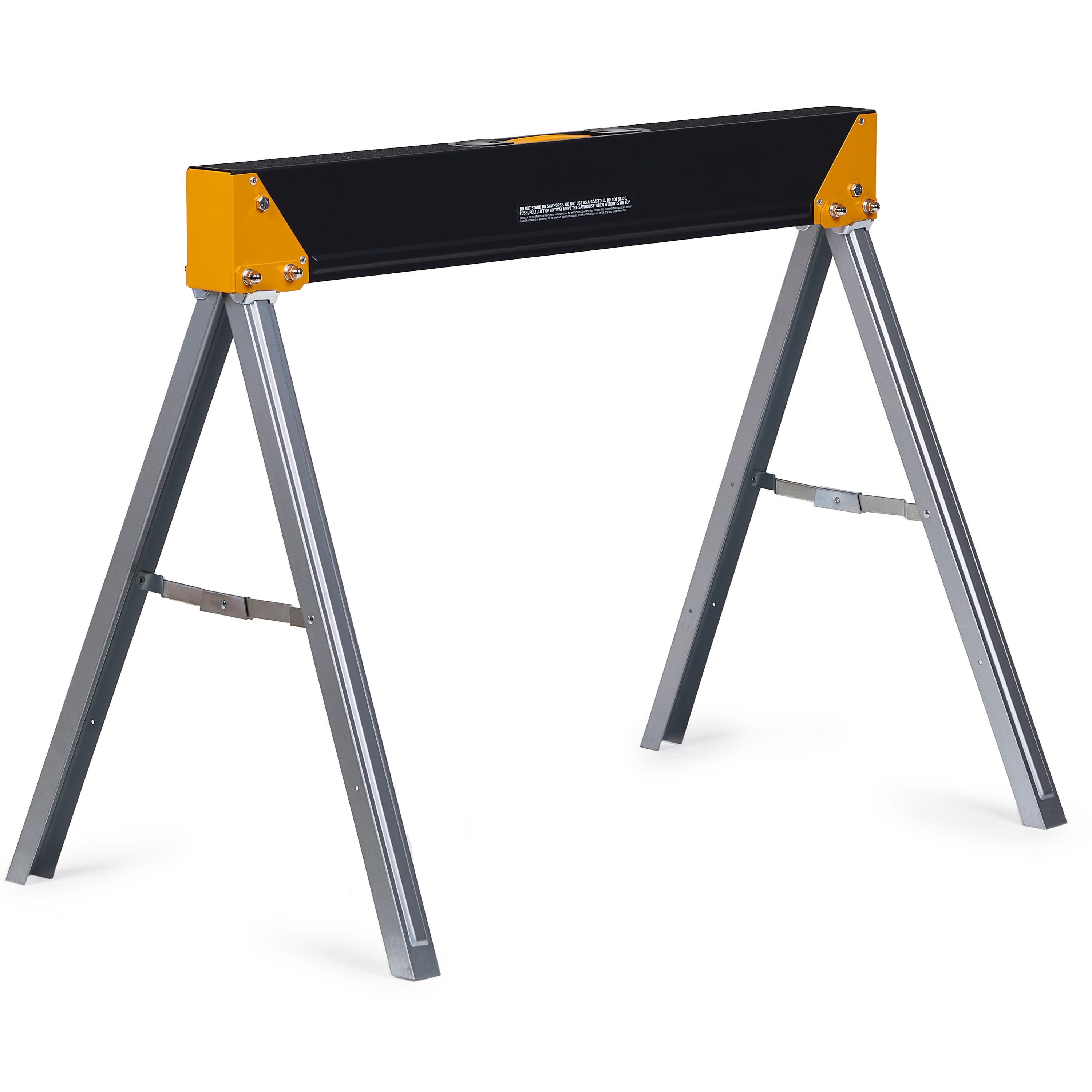 Caballo de aserradero de acero TOUGHBUILT C300-2 2-pack de 35.51 pulgadas de ancho x 28.54 pulgadas de alto (Capacidad de 2200 lb) TB-C300-2