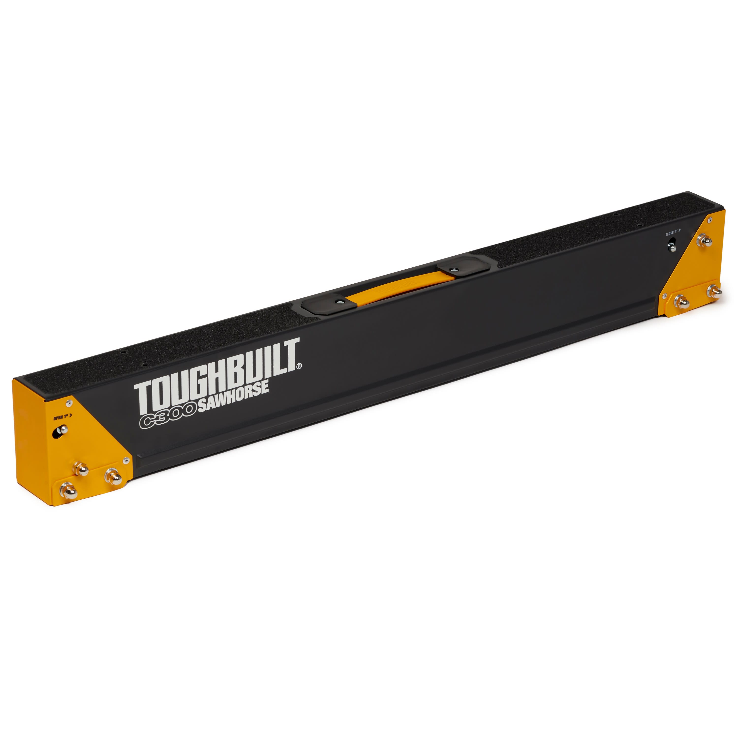 Caballo de aserradero de acero TOUGHBUILT C300-2 2-pack de 35.51 pulgadas de ancho x 28.54 pulgadas de alto (Capacidad de 2200 lb) TB-C300-2