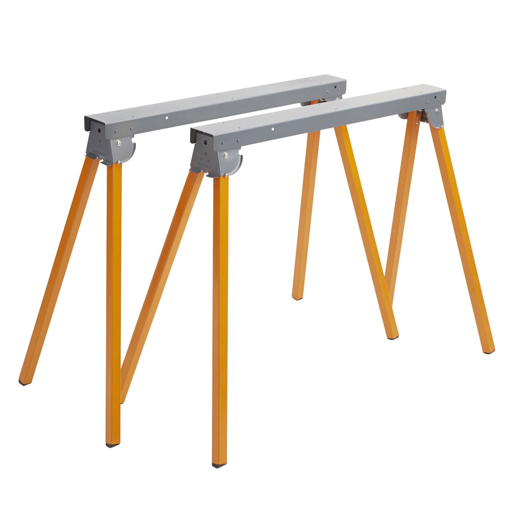 Caballo de cierra BORA 2-Pack 36 pulgadas de ancho x 33 pulgadas de alto caballete de acero (capacidad de 1000 libras) PM-3300T