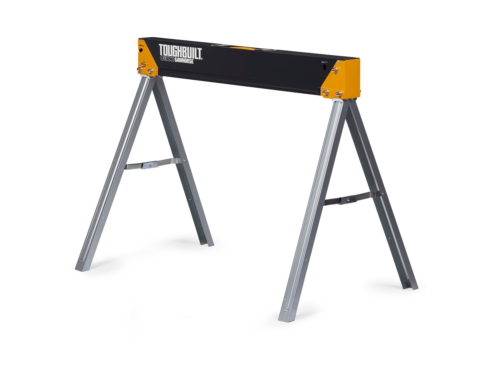 Topes para sierra de acero TOUGHBUILT C300 de 36 pulgadas de ancho y 28.5 pulgadas de alto (capacidad de 1100 lb) TB-C300