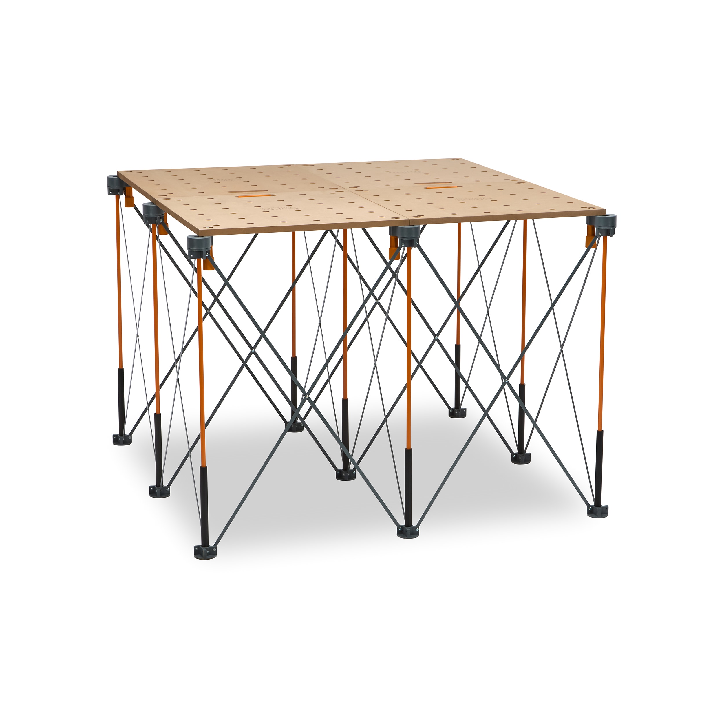 BORA Caballo de Sierra Ajustable de Acero de 48 pulgadas de ancho x 36 pulgadas de alto (Capacidad de 3500 libras) CT9