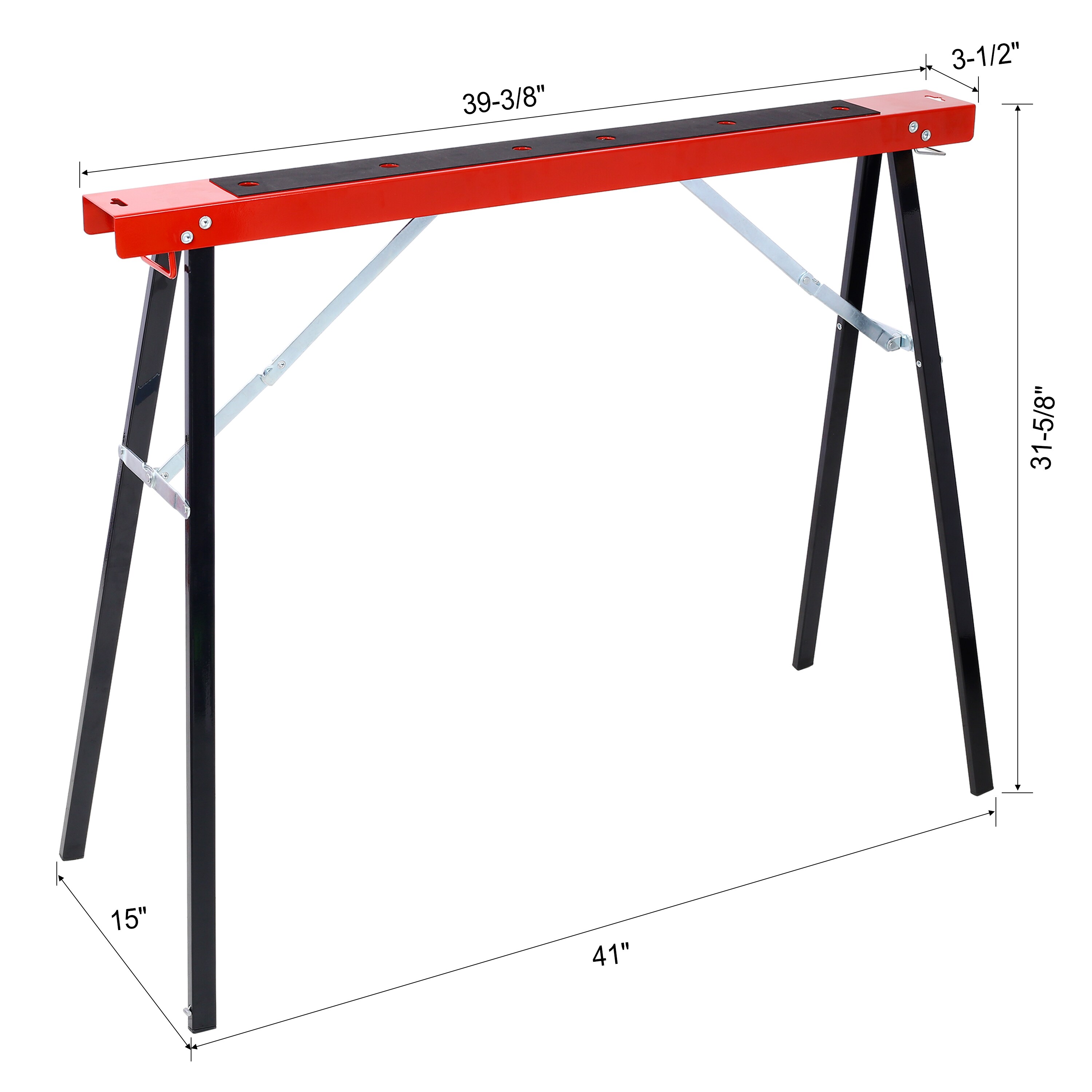 Caballo de Sierra Metálico BigTitan 2-Pack de 41 pulgadas de ancho x 31.6 pulgadas de alto (Capacidad de 275 libras) PL1999008