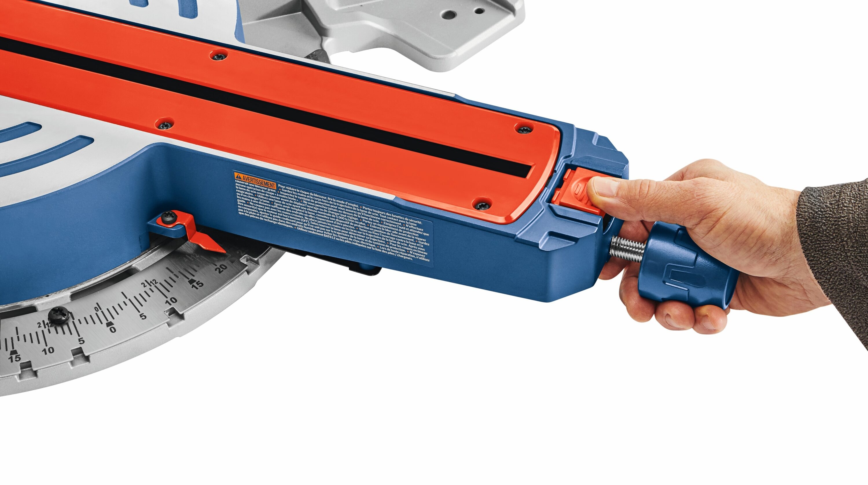 Sierra ingleteadora deslizante inalámbrica de doble bisel de 18 voltios de 12 pulgadas con batería de 8 amperios - Modelo GCM18V-12SDN14 de Bosch