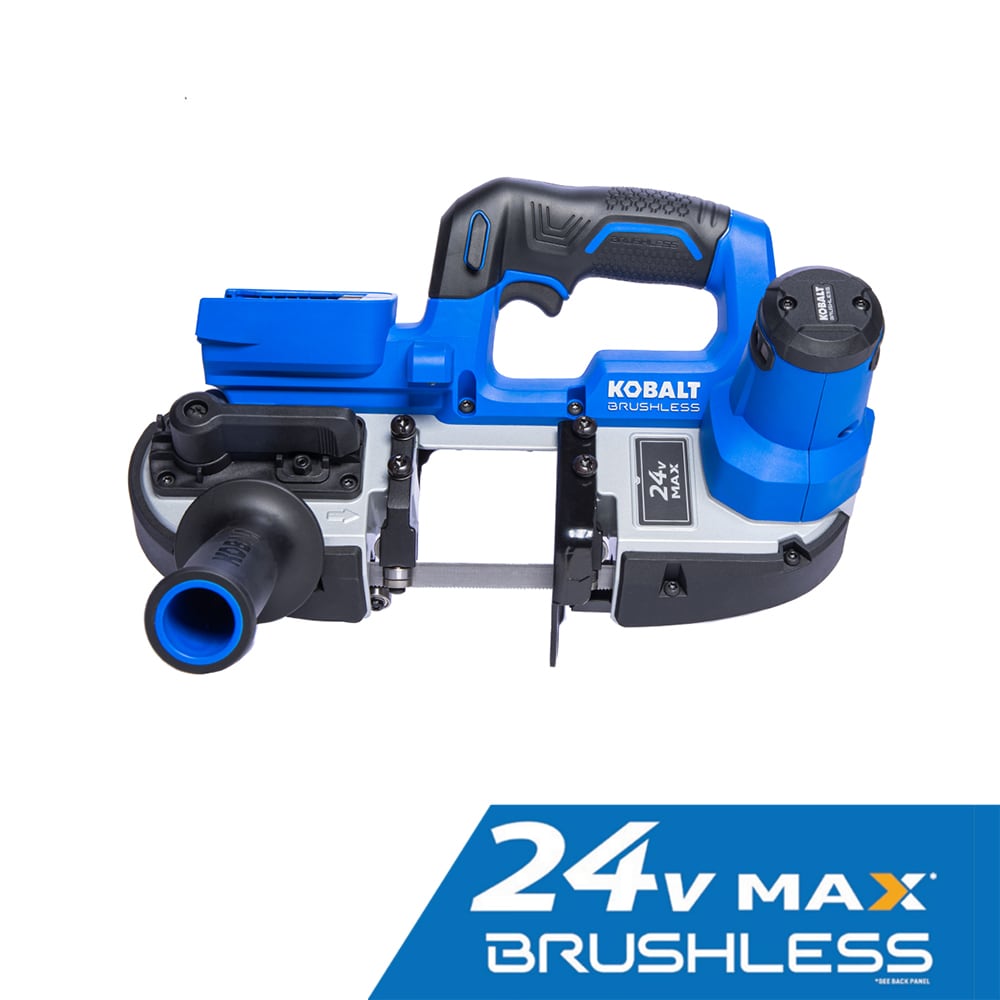 Sierra de cinta portátil Kobalt de 24 voltios y 2.5 pulgadas (batería no incluida) KBDS 124B-03