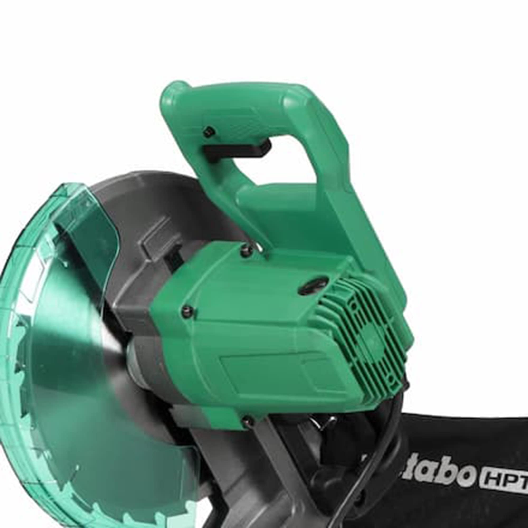 Sierra de inglete compuesta con bisel sencillo de 10 pulgadas y 15 amperios con cable Metabo HPT C10FCGSM