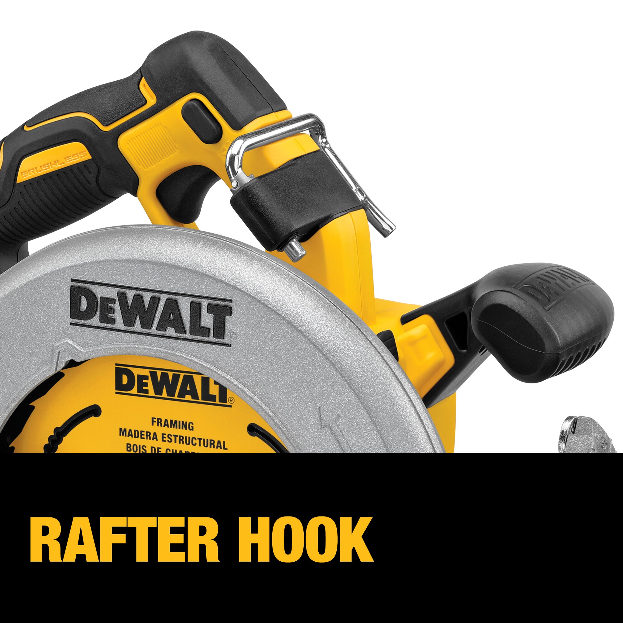 Sierra circular inalámbrica DEWALT XR POWER DETECT de 20 voltios, 7-1/4 pulgadas máx. DCS574B