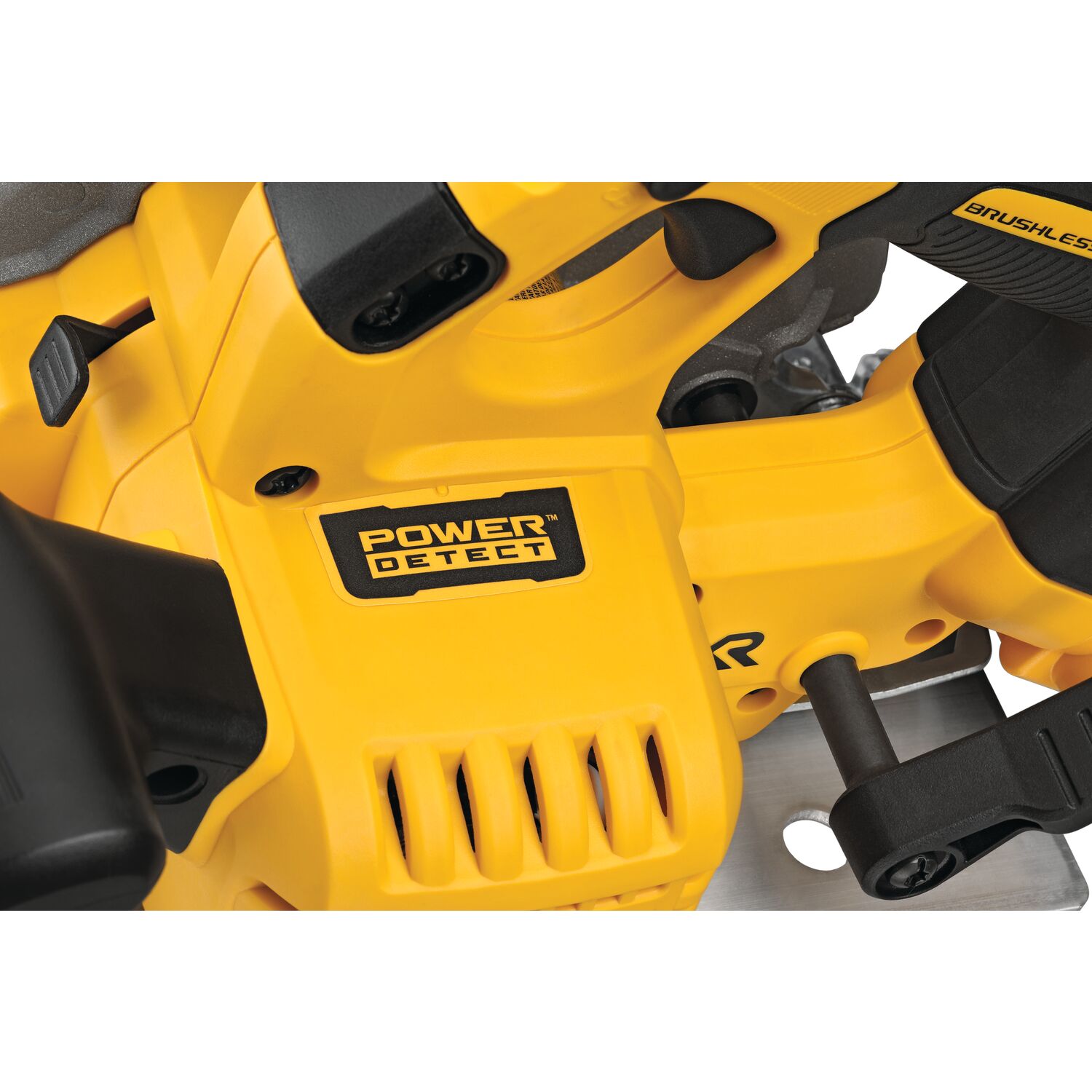 Sierra circular inalámbrica DEWALT XR POWER DETECT de 20 voltios, 7-1/4 pulgadas máx. DCS574B