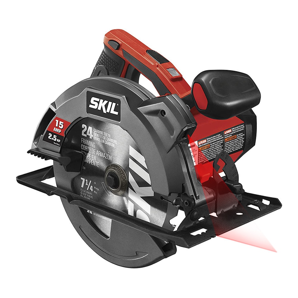 Sierra circular con cable SKIL de 15 amperios y 7-1/4 pulgadas 5280-01
