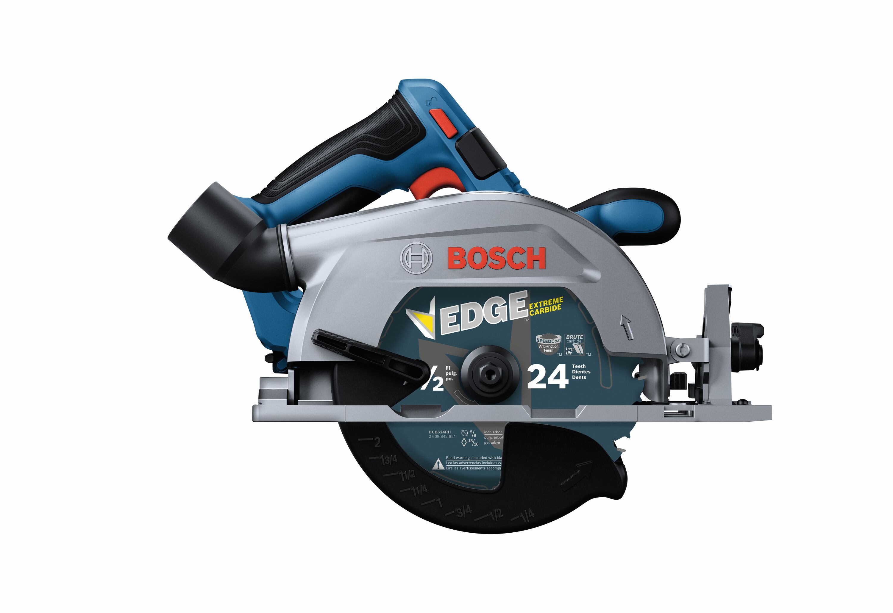 Sierra circular inalámbrica Bosch de 18 voltios y 6-1/2 pulgadas con motor sin escobillas GKS18V-22N