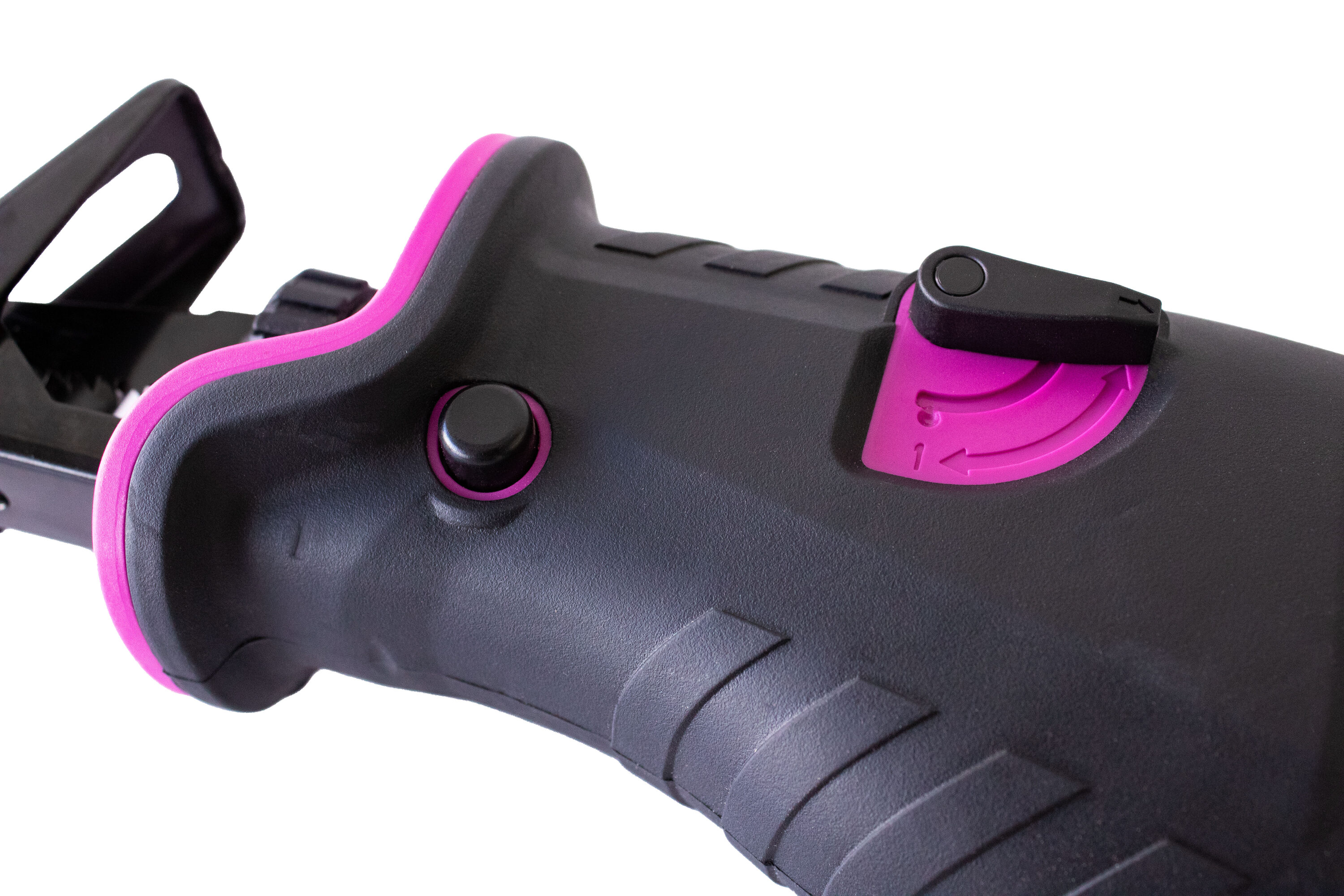 Sierra alternativa inalámbrica sin escobillas de 20 voltios de The Original Pink Box PB20VREC